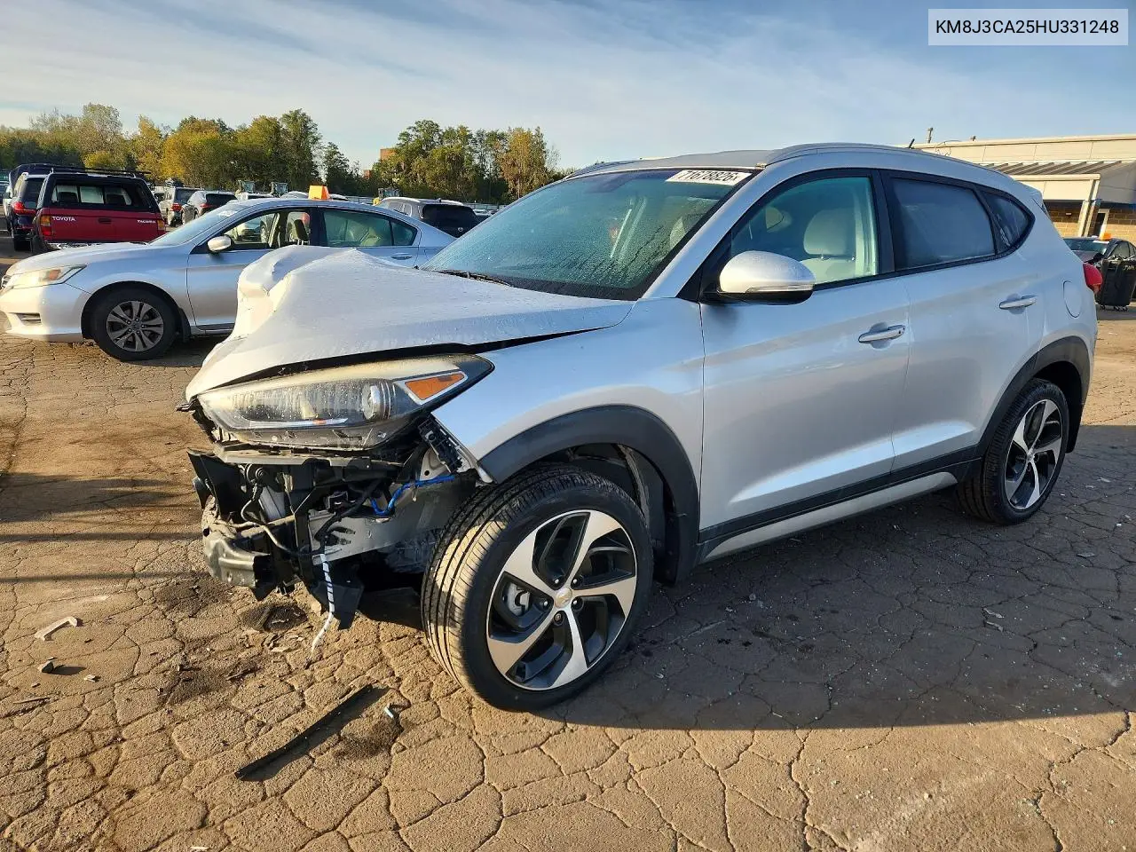 HYUNDAI TUCSON 2017, VIN KM8J3CA25HU331248