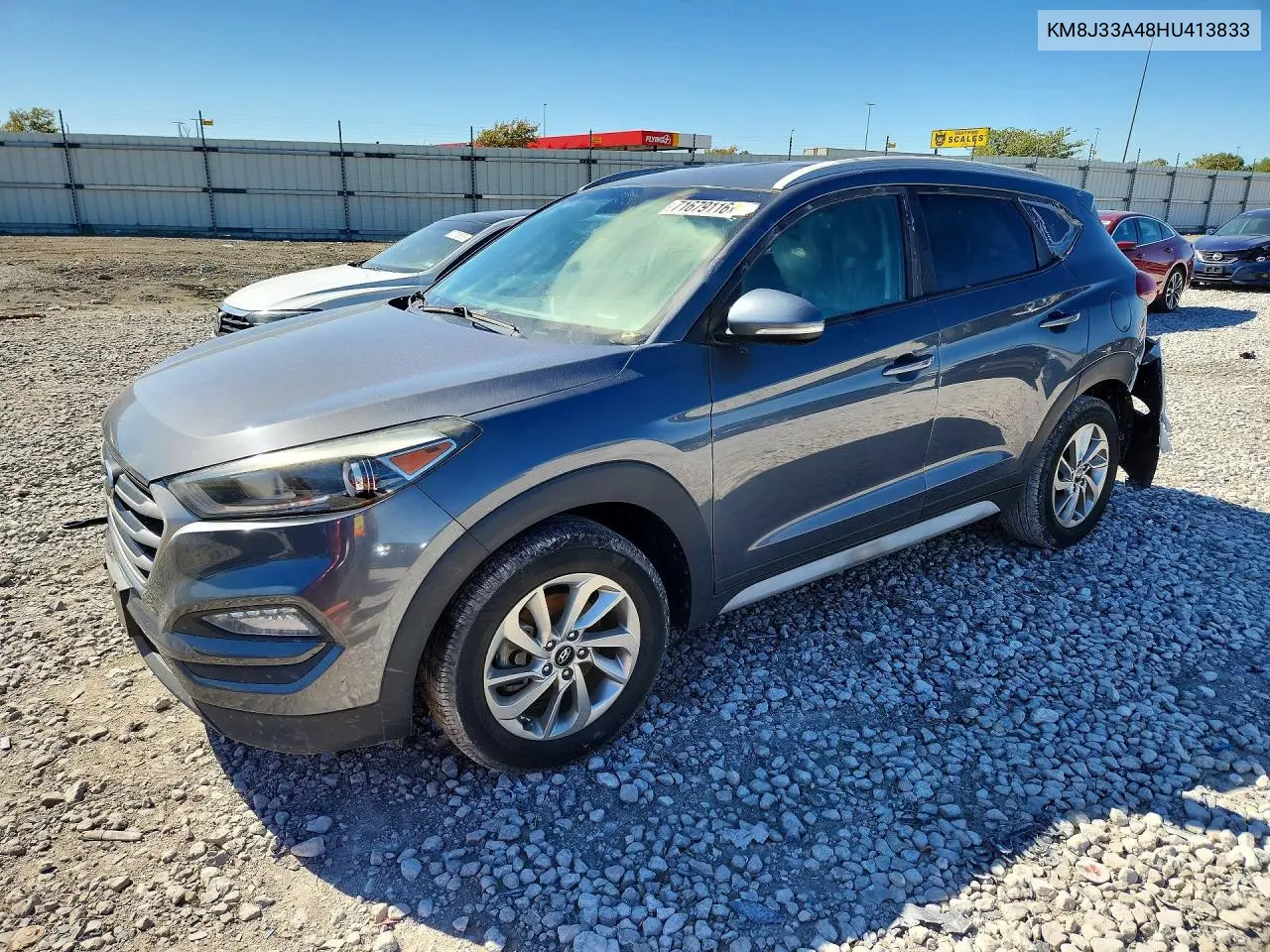 HYUNDAI TUCSON 2017, VIN KM8J33A48HU413833
