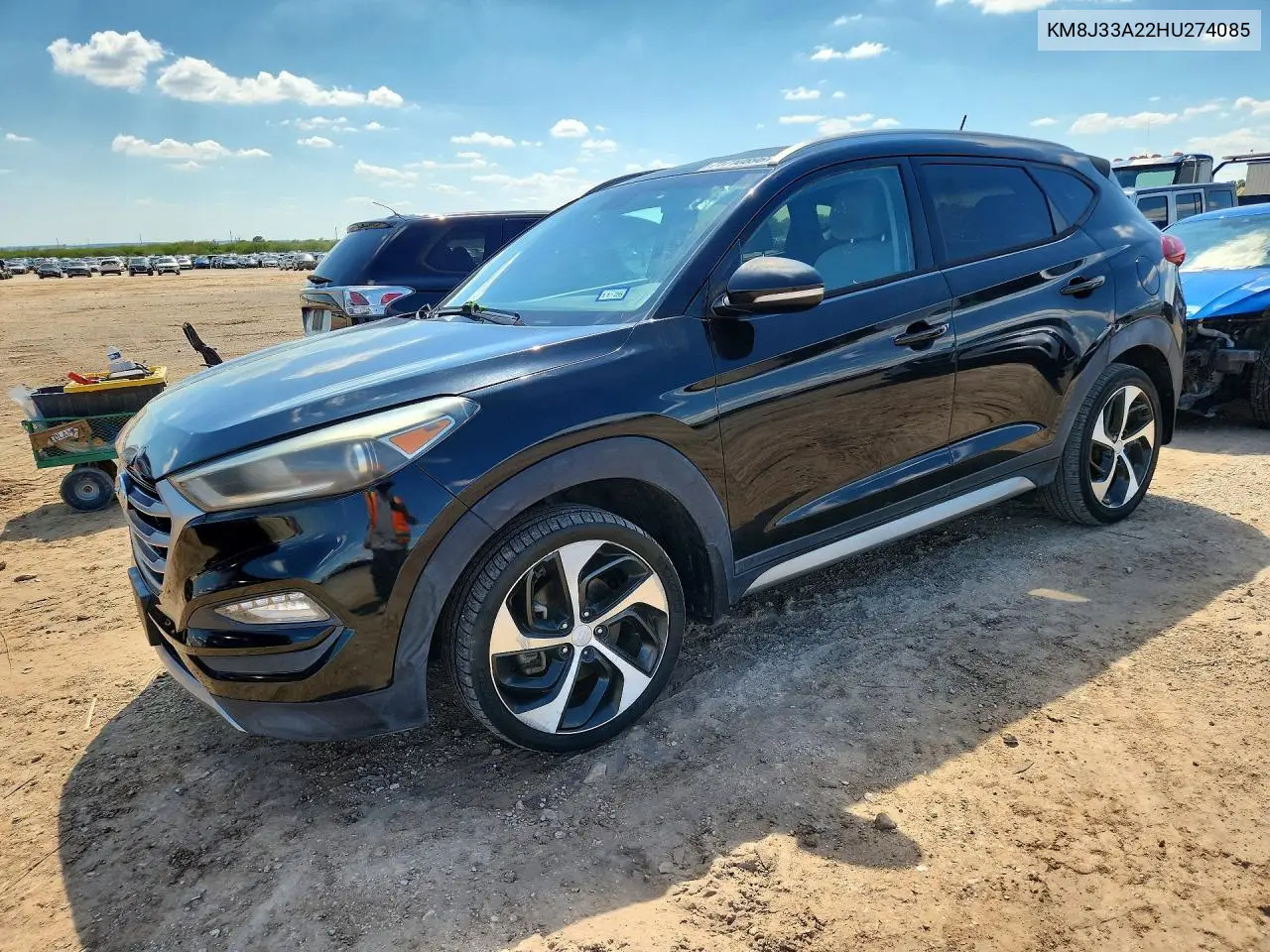 HYUNDAI TUCSON 2017, VIN KM8J33A22HU274085