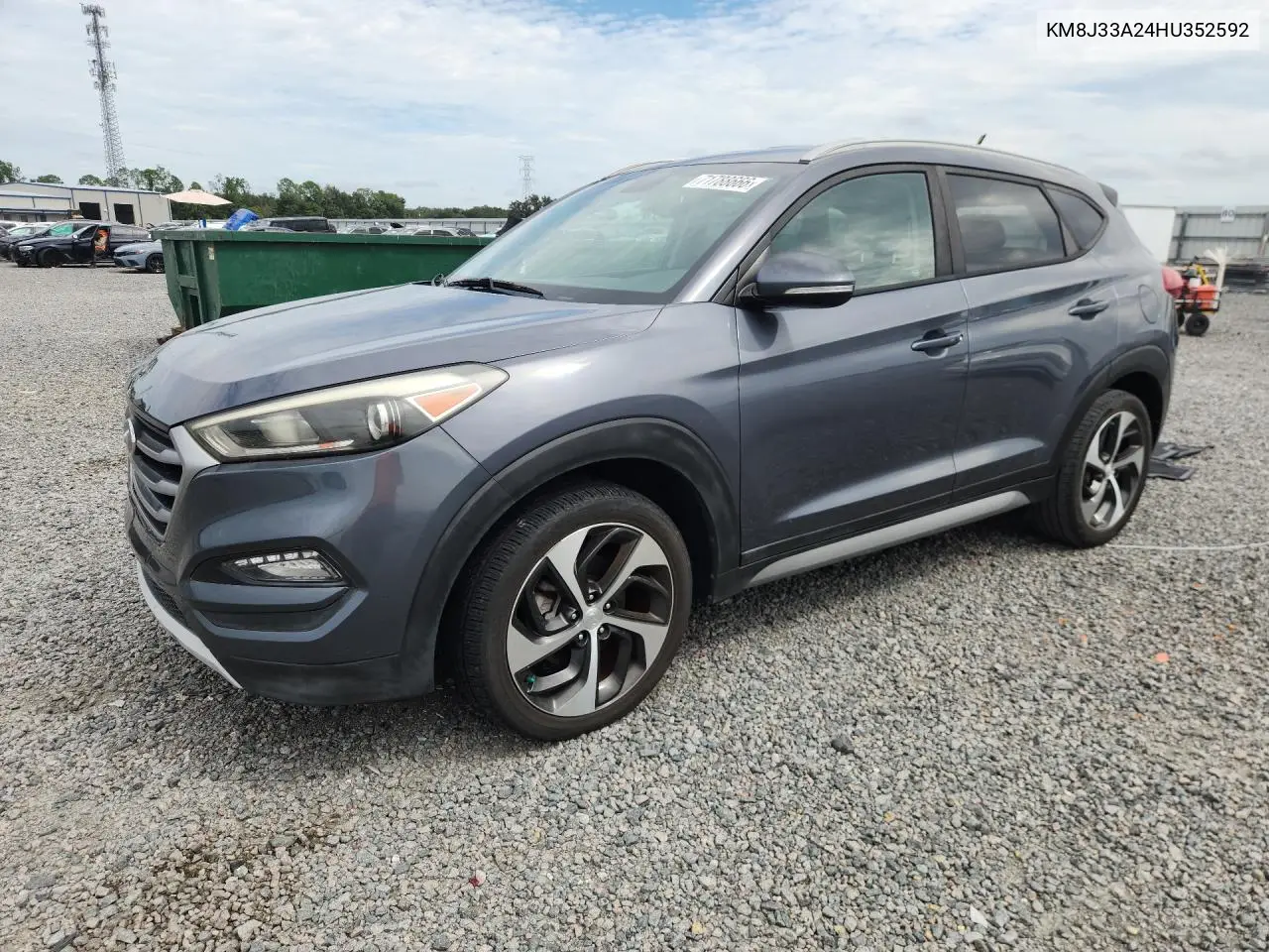 HYUNDAI TUCSON 2017, VIN KM8J33A24HU352592