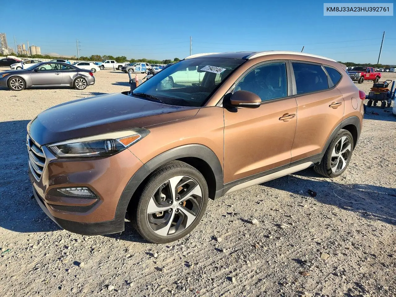 HYUNDAI TUCSON 2017, VIN KM8J33A23HU392761
