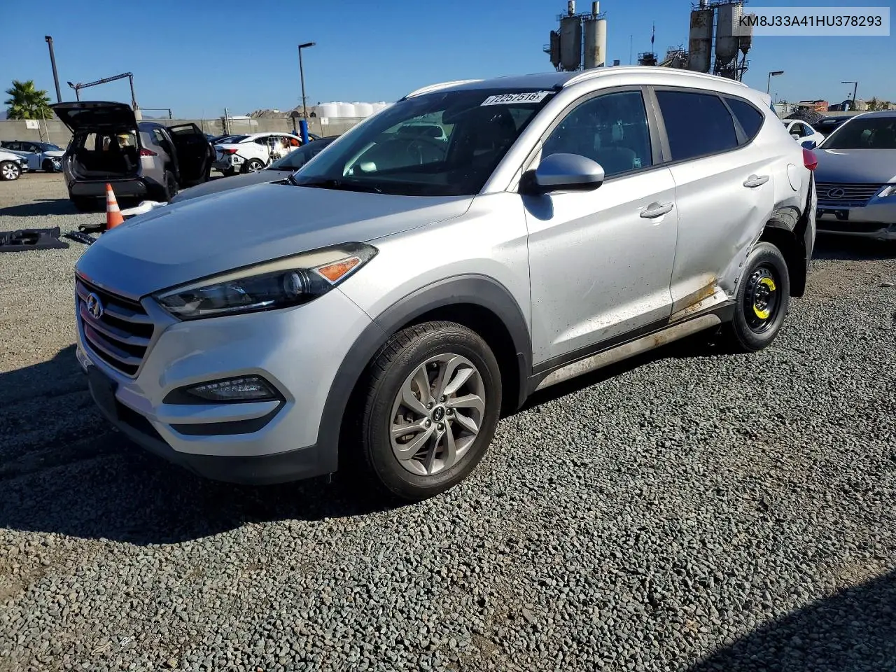 HYUNDAI TUCSON 2017, VIN KM8J33A41HU378293