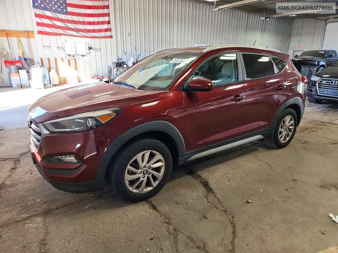 HYUNDAI TUCSON 2017, VIN KM8J3CA4XHU278886