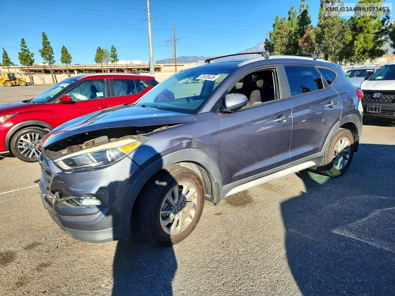 HYUNDAI TUCSON 2017, VIN KM8J33A49HU593453