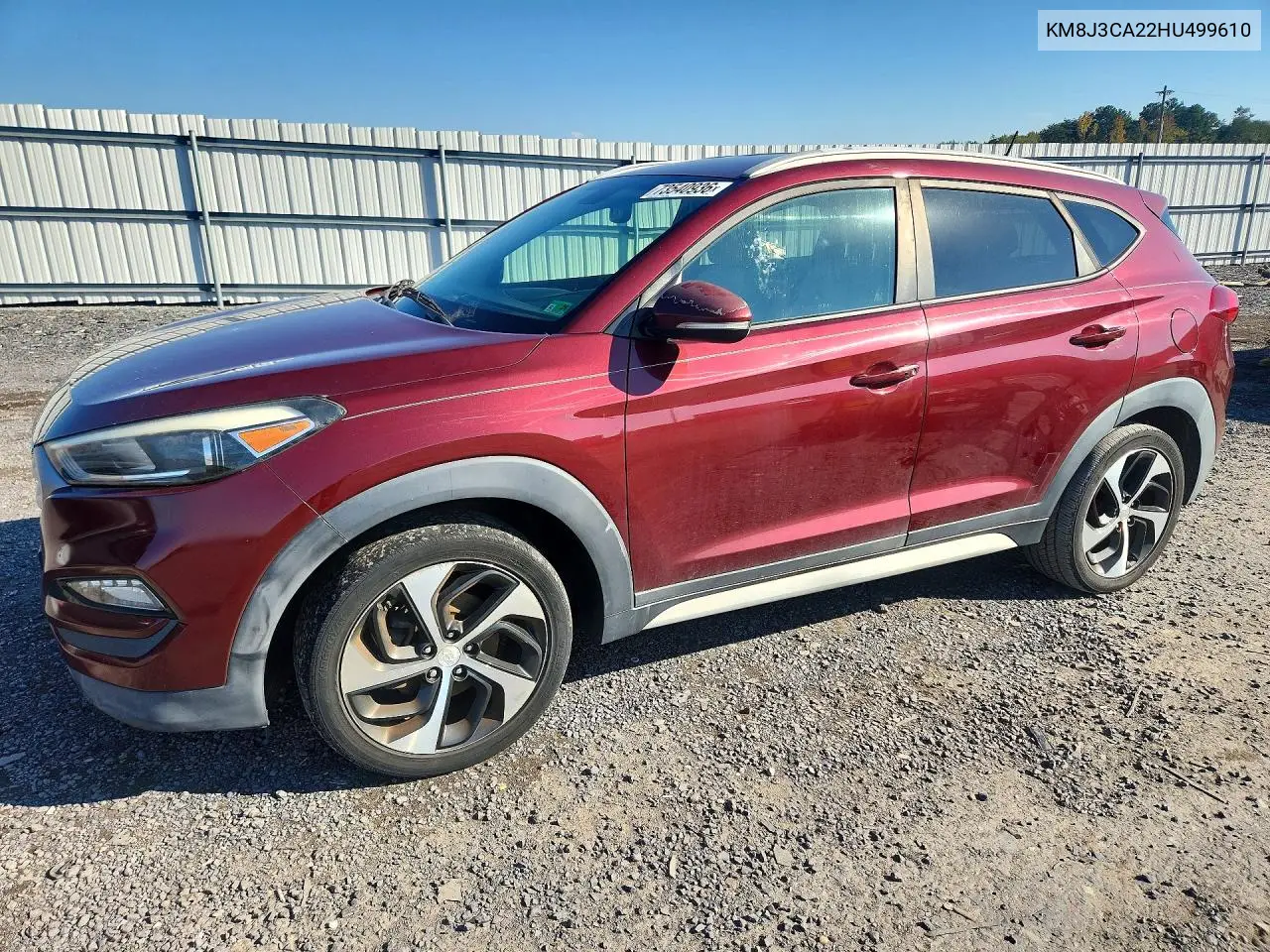 HYUNDAI TUCSON 2017, VIN KM8J3CA22HU499610