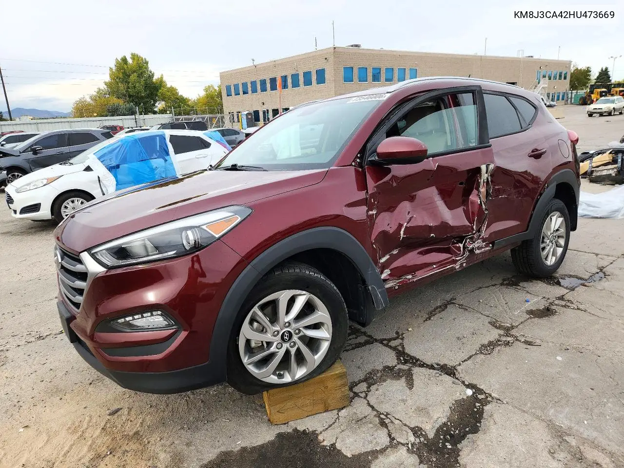 HYUNDAI TUCSON 2017, VIN KM8J3CA42HU473669