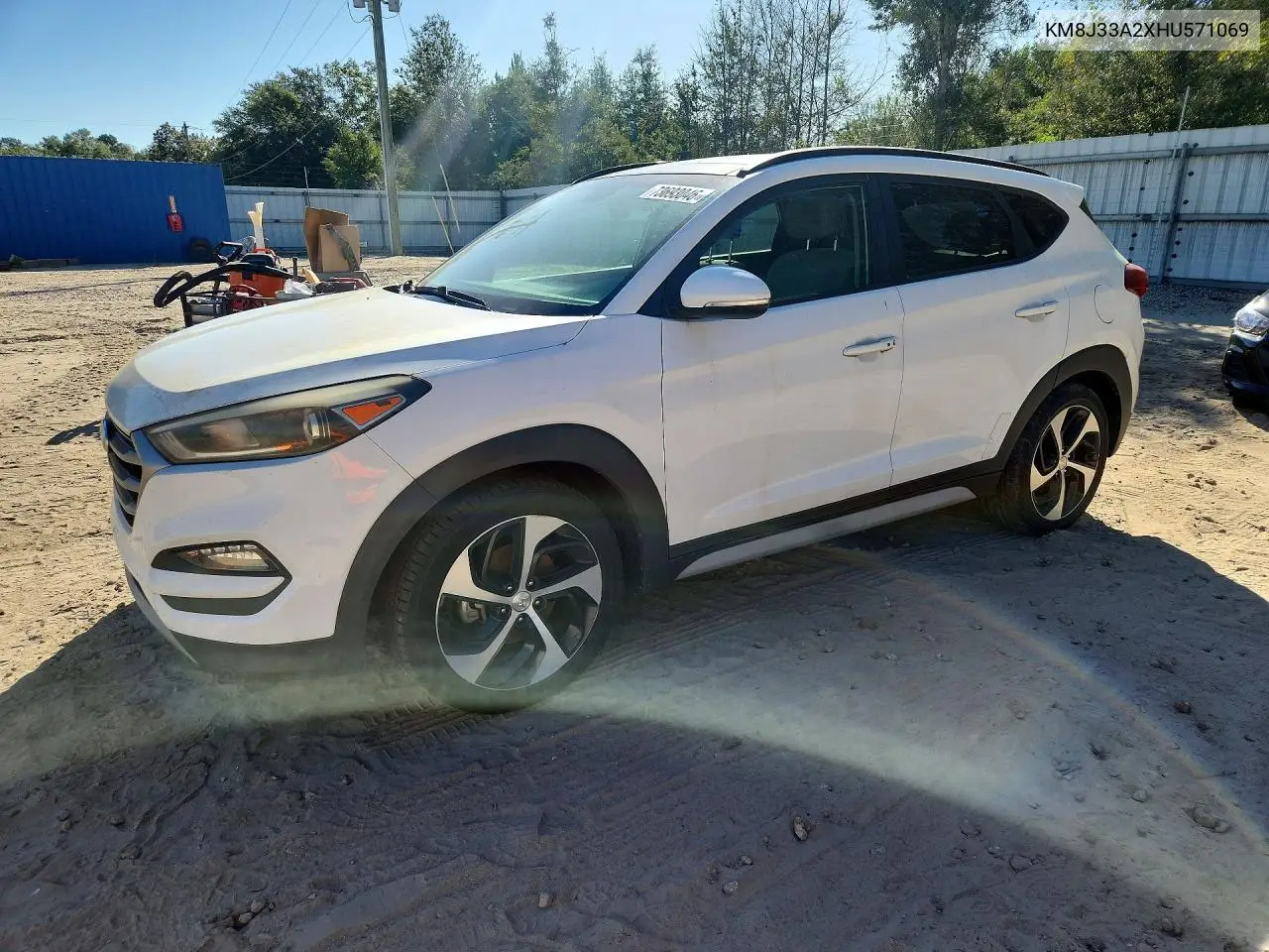 HYUNDAI TUCSON 2017, VIN KM8J33A2XHU571069