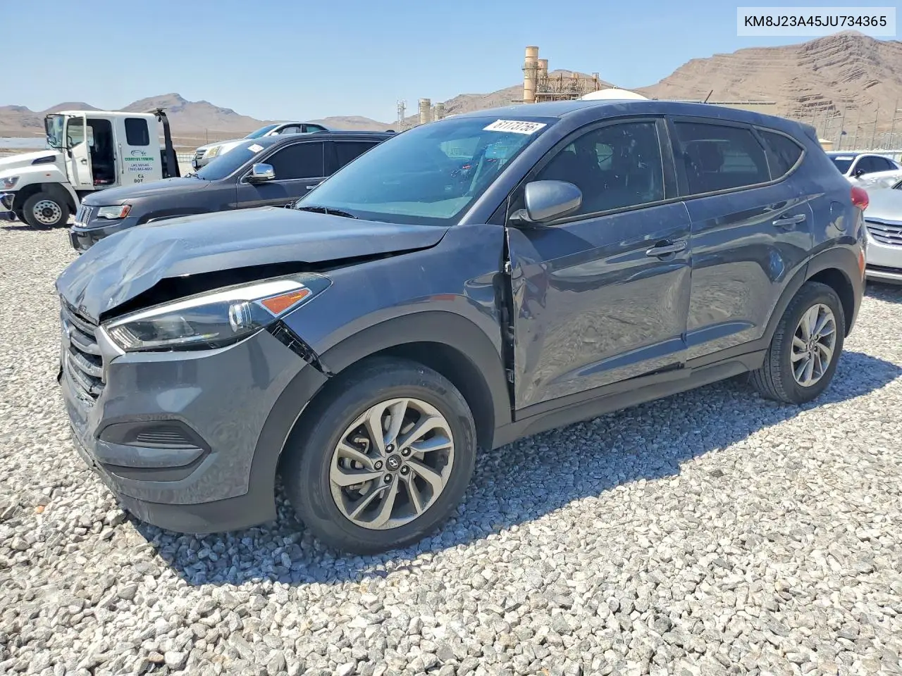 HYUNDAI TUCSON 2018, VIN KM8J23A45JU734365