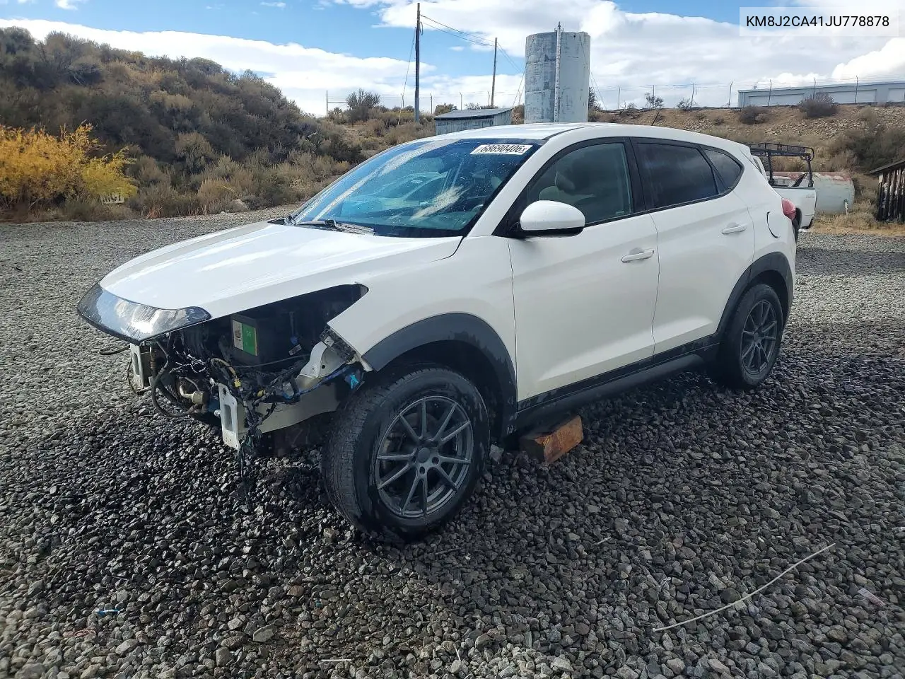 HYUNDAI TUCSON 2018, VIN KM8J2CA41JU778878