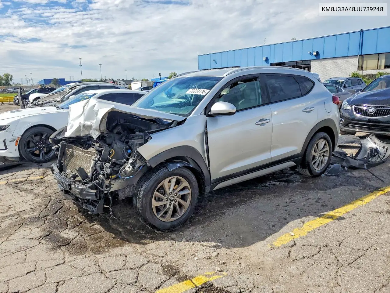 HYUNDAI TUCSON 2018, VIN KM8J33A48JU739248