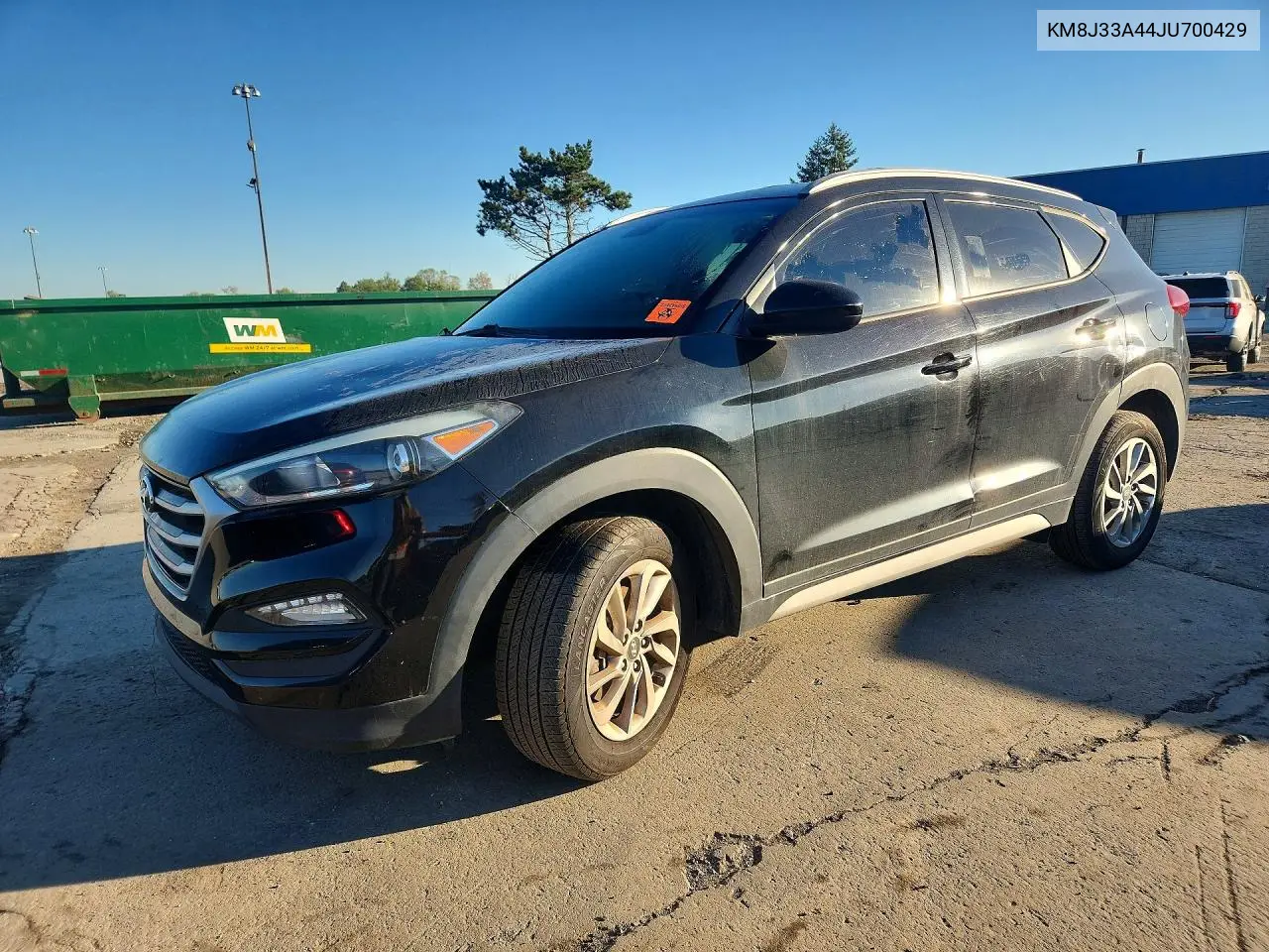 HYUNDAI TUCSON 2018, VIN KM8J33A44JU700429