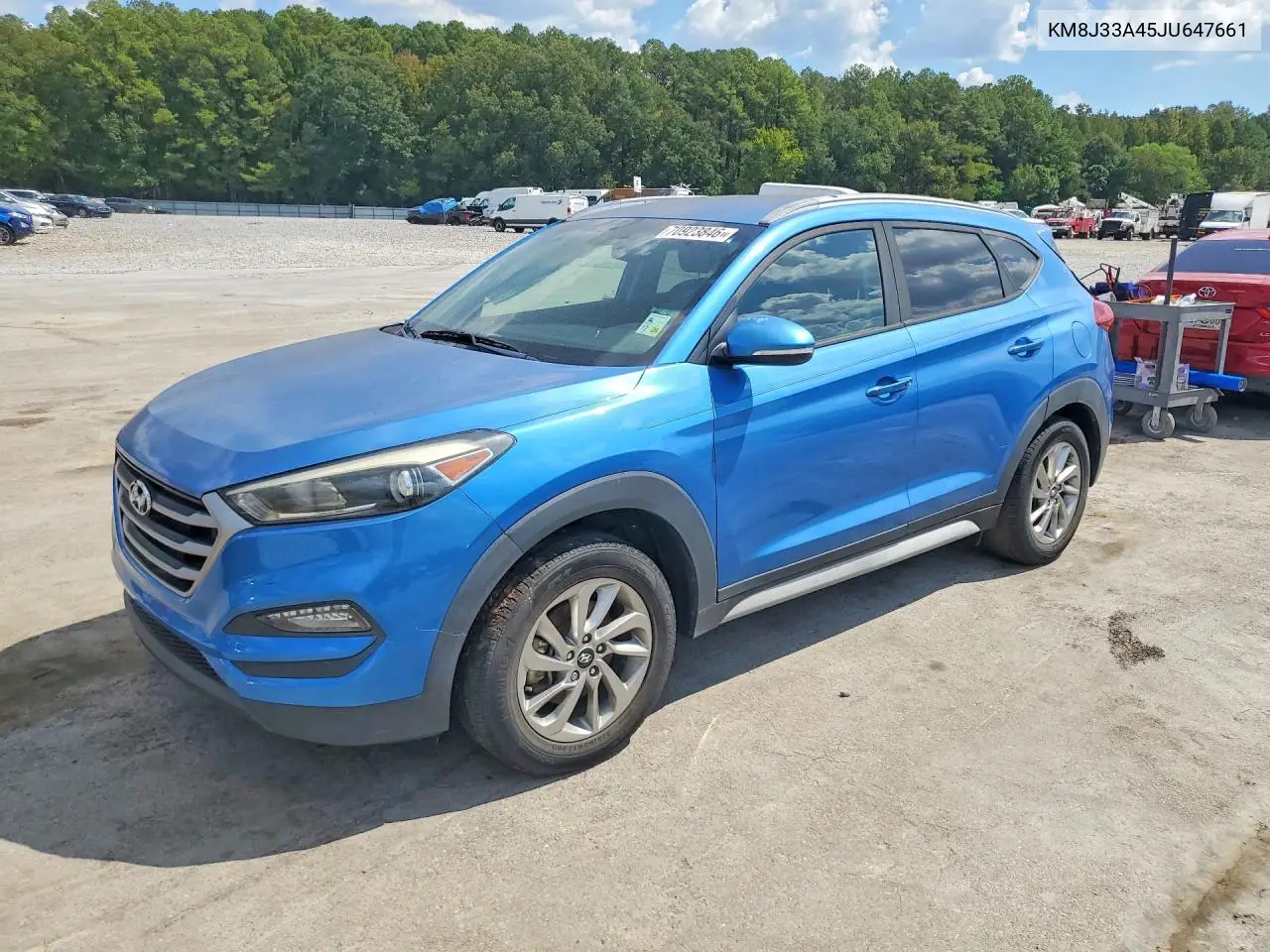 HYUNDAI TUCSON 2018, VIN KM8J33A45JU647661