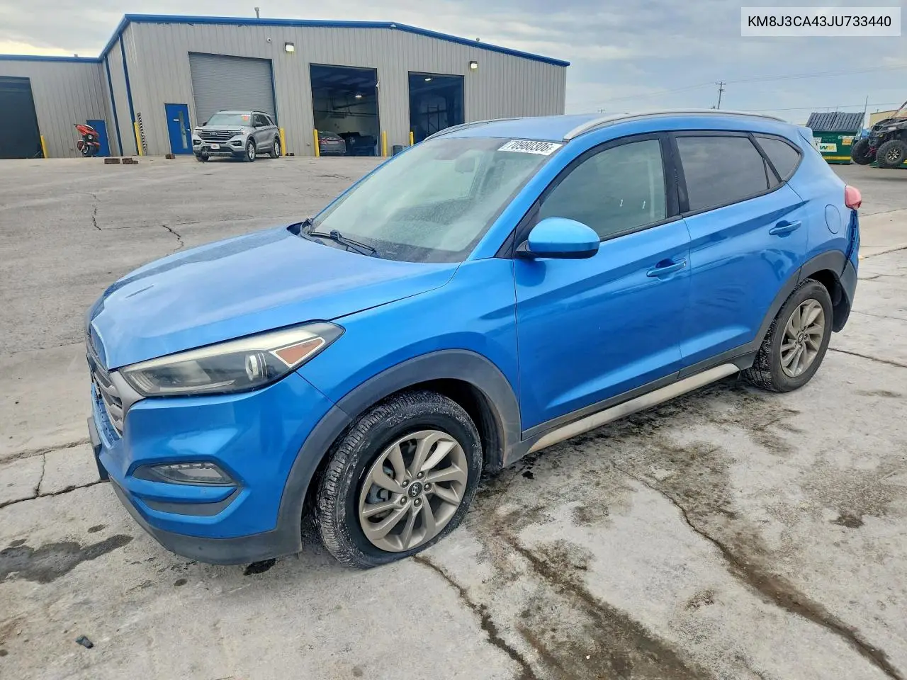 HYUNDAI TUCSON 2018, VIN KM8J3CA43JU733440