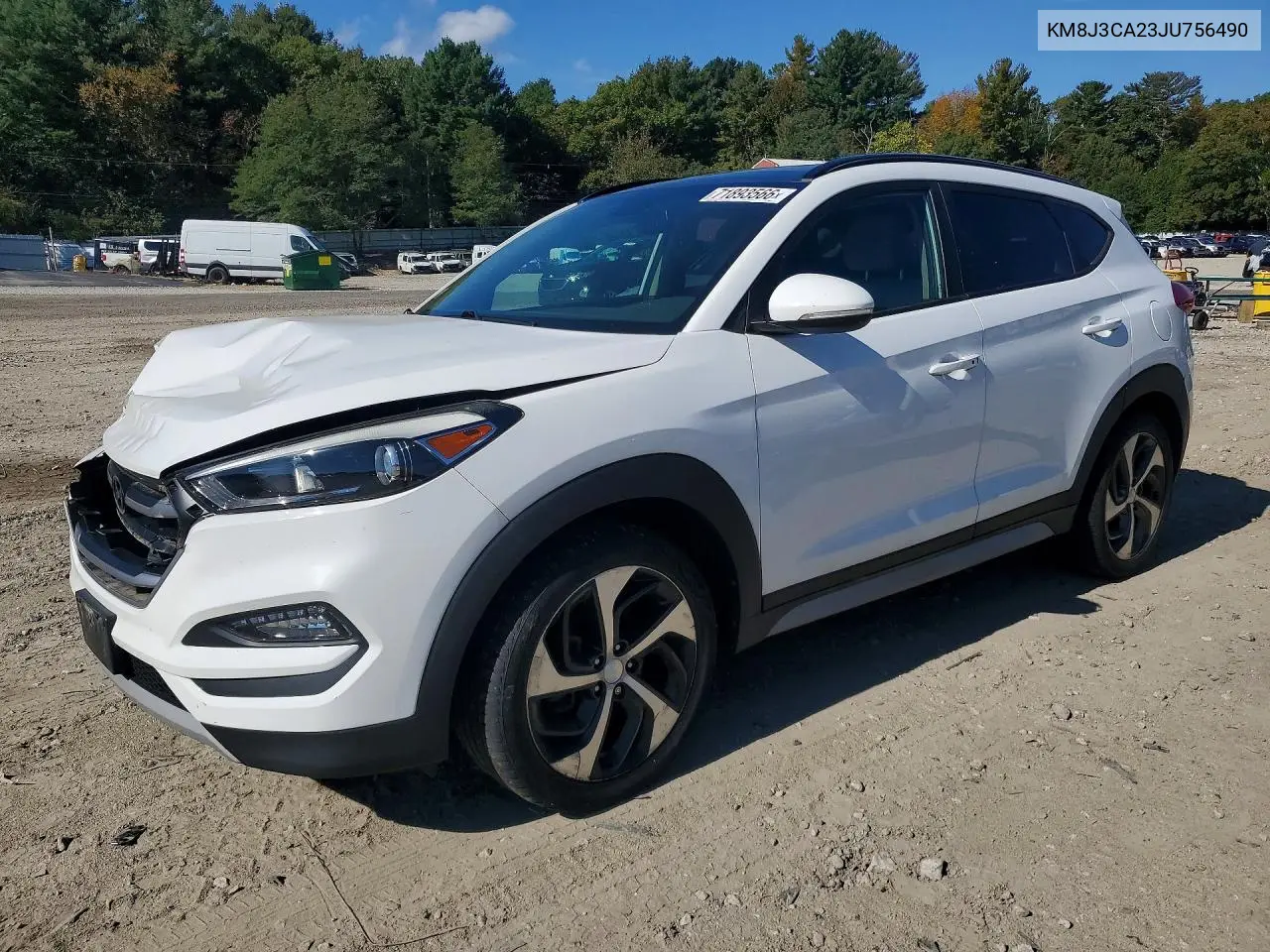 HYUNDAI TUCSON 2018, VIN KM8J3CA23JU756490