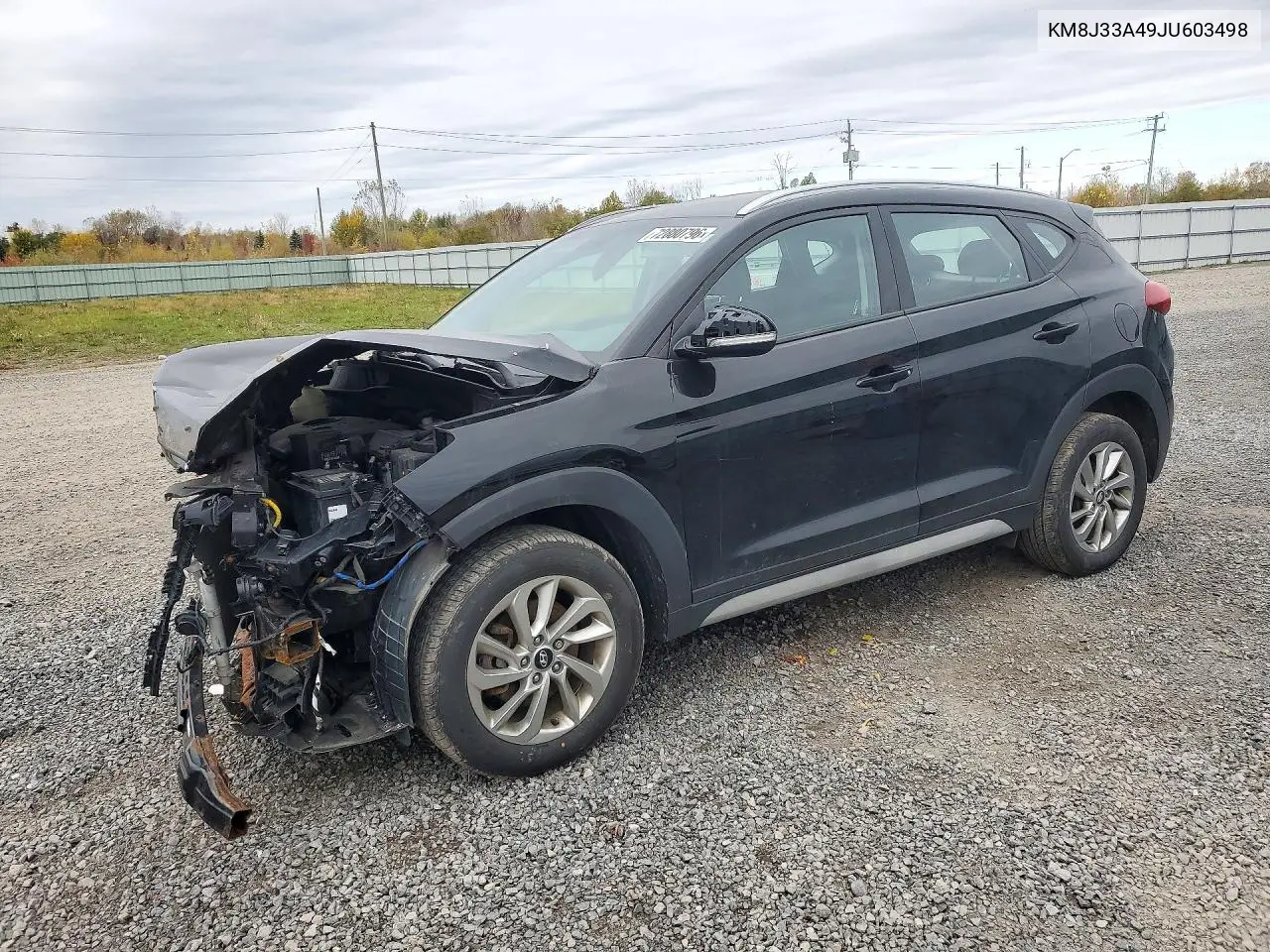 HYUNDAI TUCSON 2018, VIN KM8J33A49JU603498