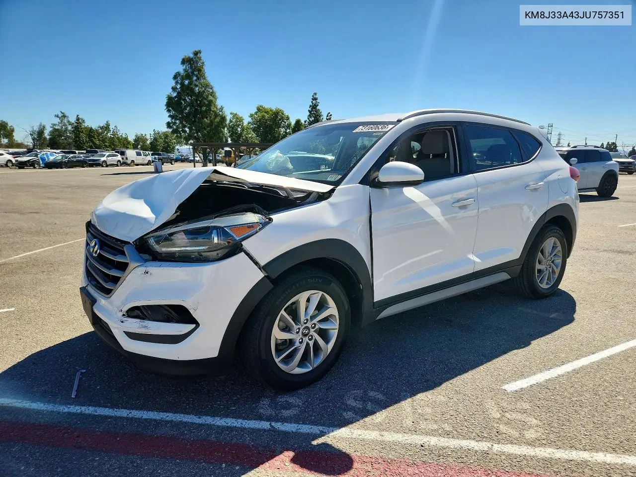 HYUNDAI TUCSON 2018, VIN KM8J33A43JU757351