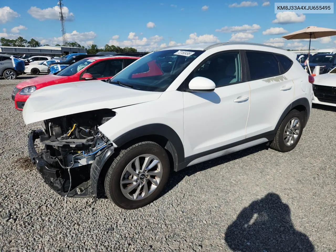 HYUNDAI TUCSON 2018, VIN KM8J33A4XJU655495