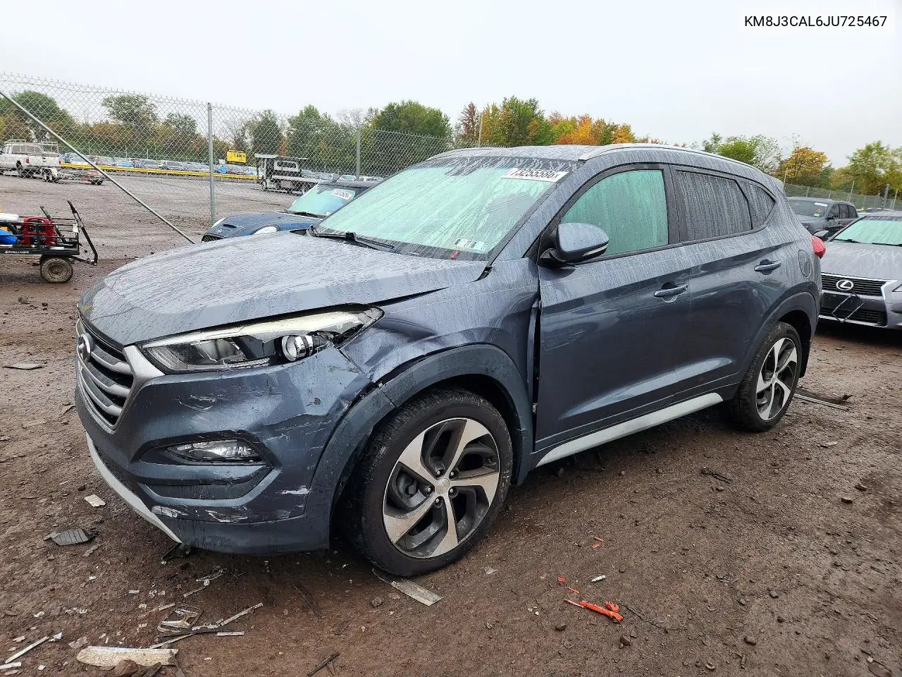HYUNDAI TUCSON 2018, VIN KM8J3CAL6JU725467