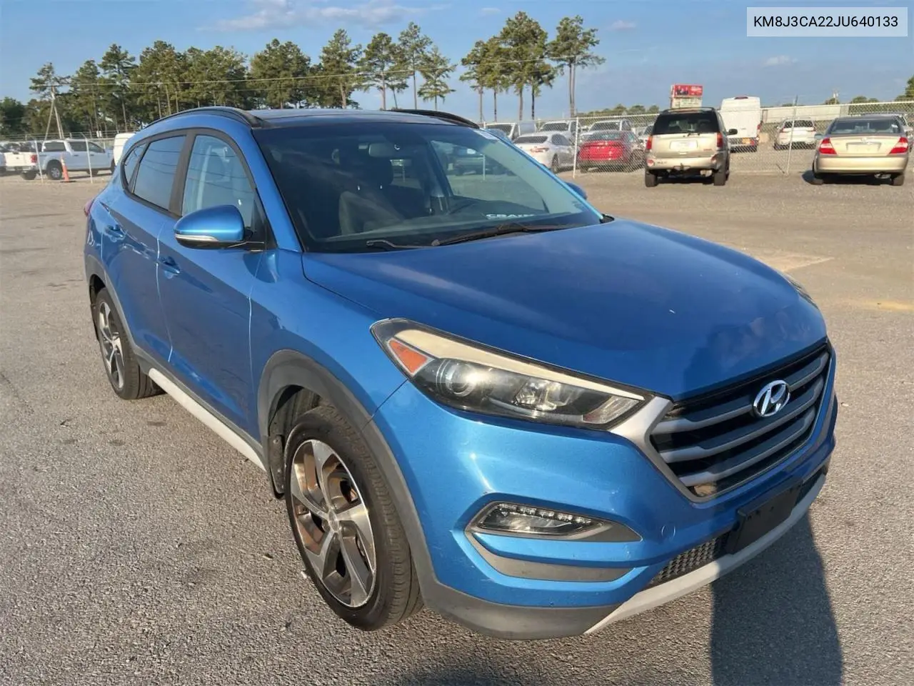 HYUNDAI TUCSON 2018, VIN KM8J3CA22JU640133