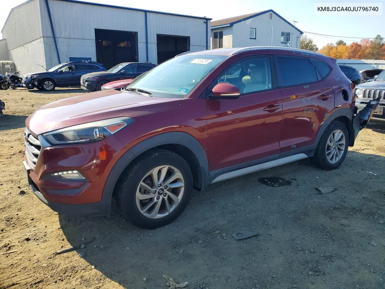 HYUNDAI TUCSON 2018, VIN KM8J3CA40JU796740