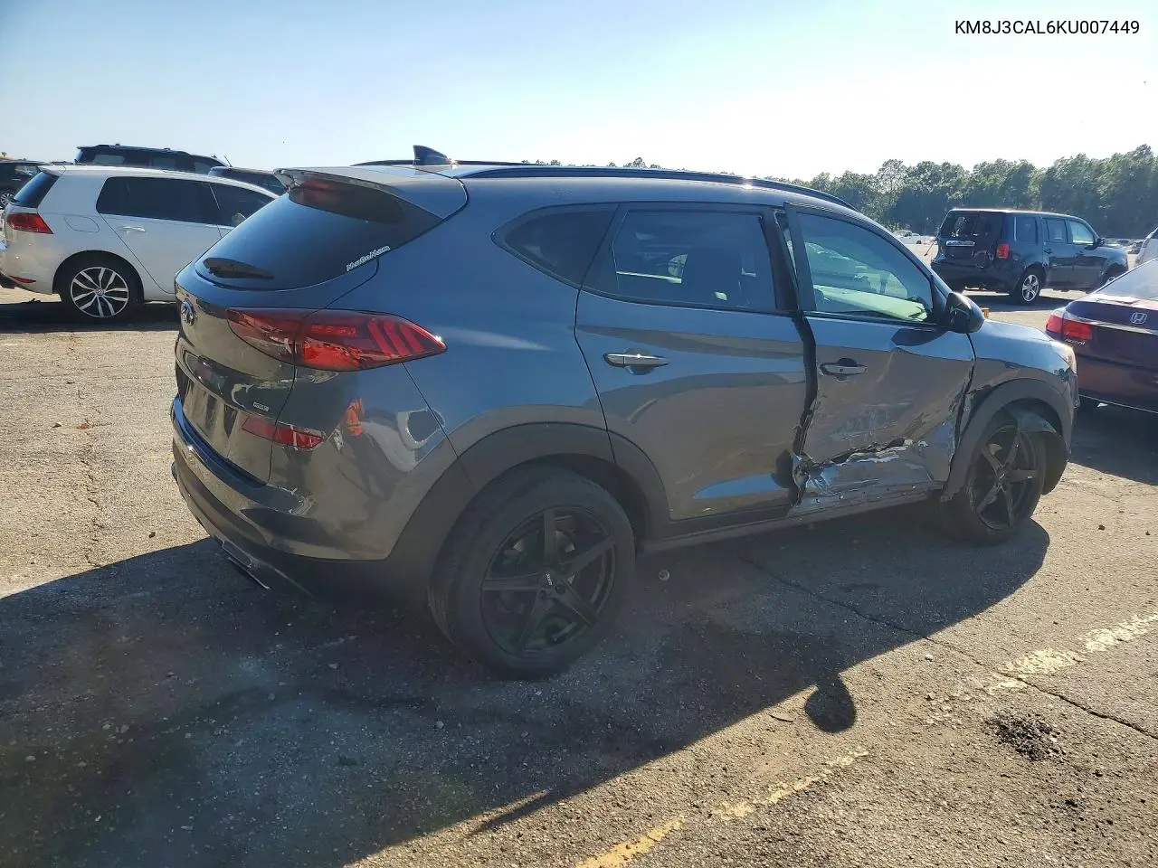 2019 HYUNDAI TUCSON VIN KM8J3CAL6KU007449 — фото 3