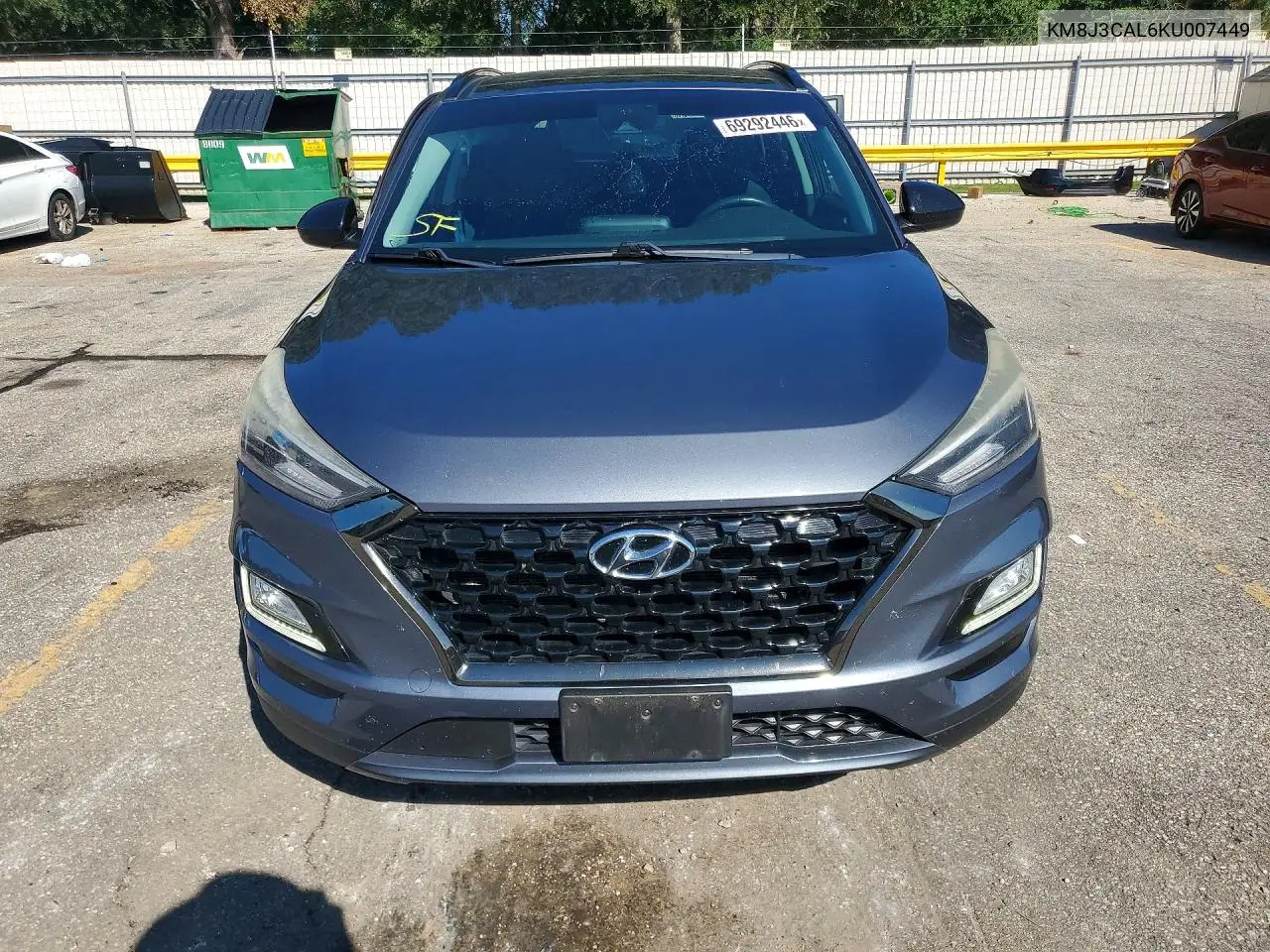 2019 HYUNDAI TUCSON VIN KM8J3CAL6KU007449 — фото 5