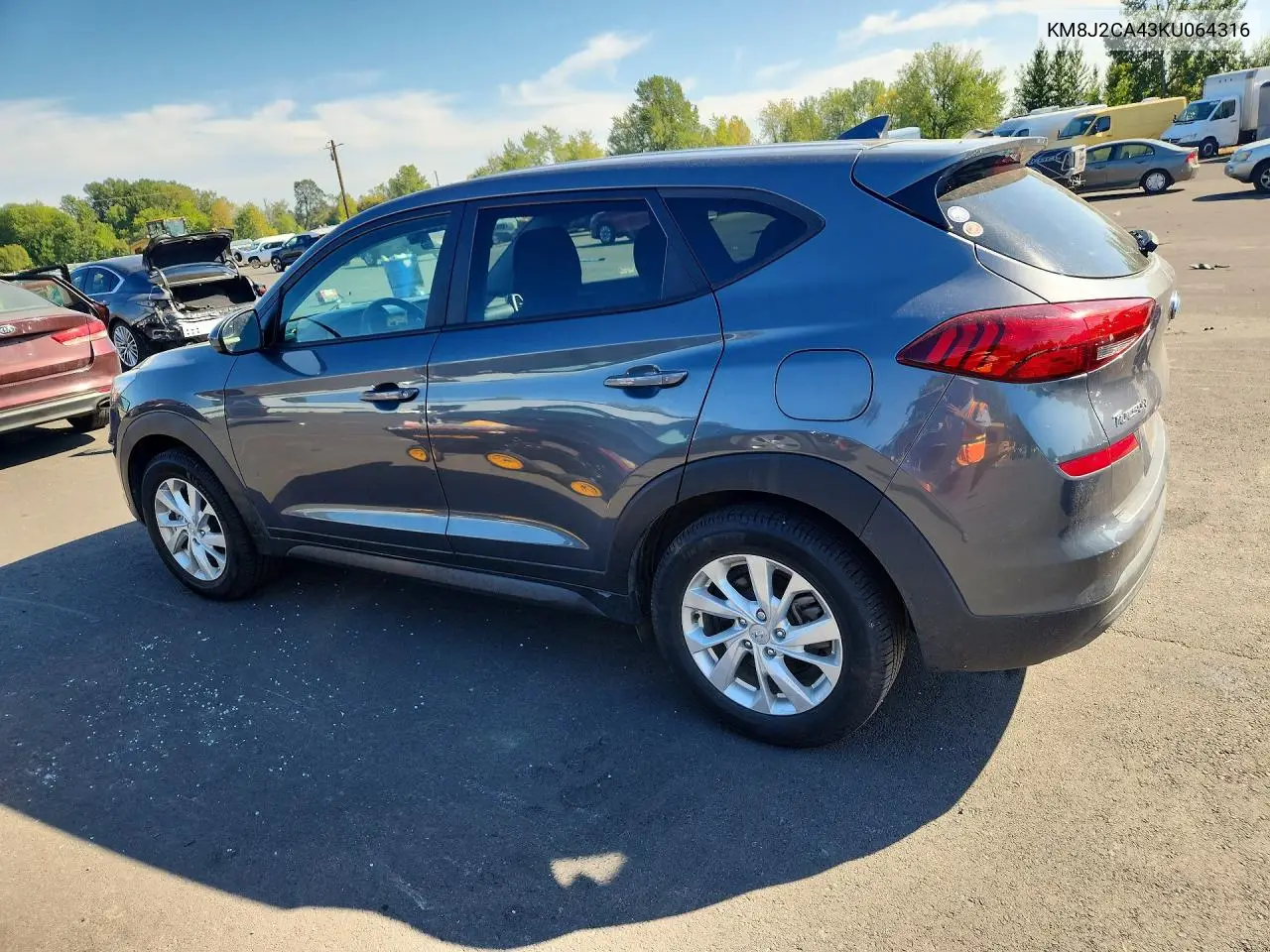 HYUNDAI TUCSON 2019, VIN KM8J2CA43KU064316