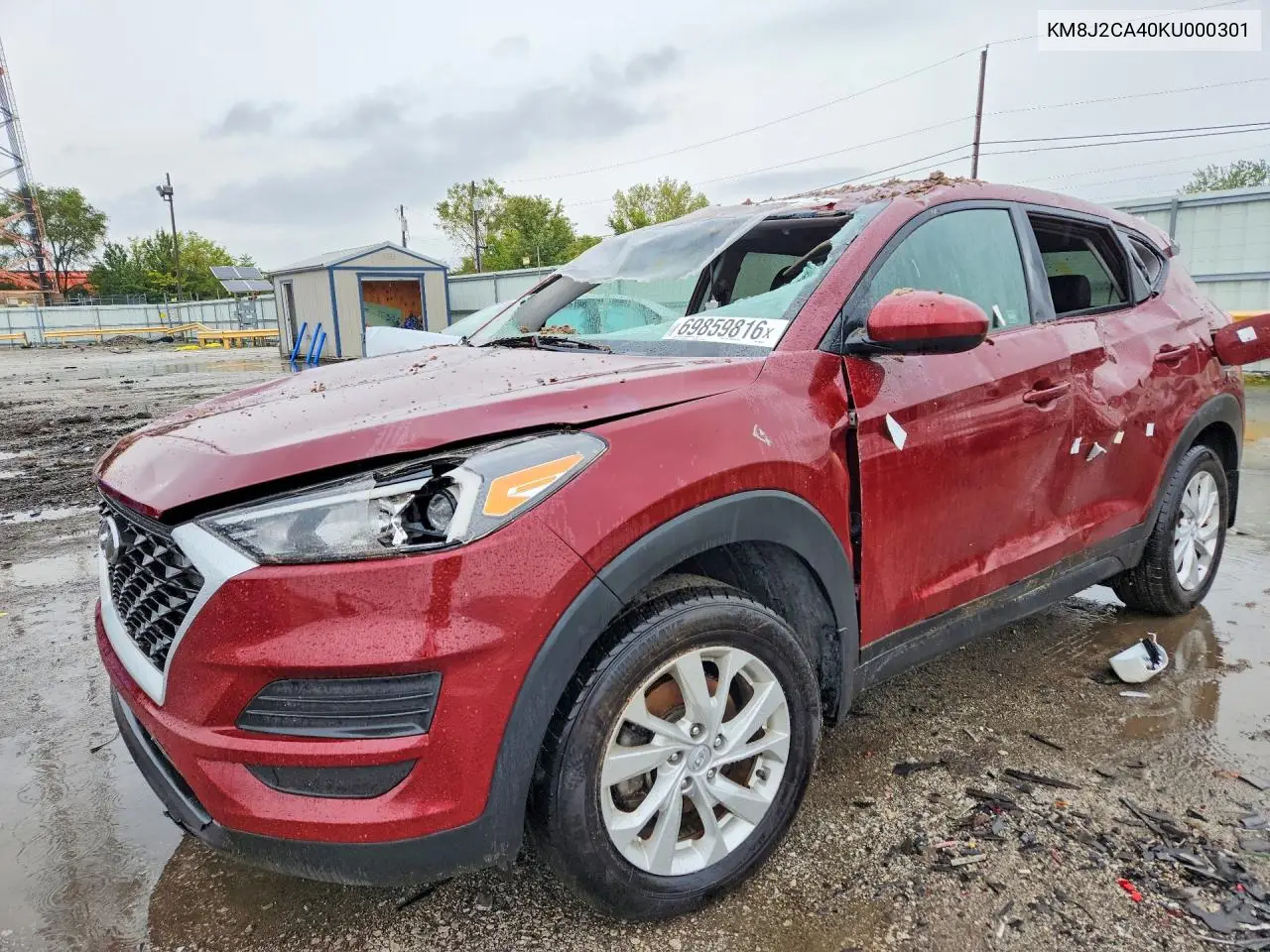 HYUNDAI TUCSON 2019, VIN KM8J2CA40KU000301