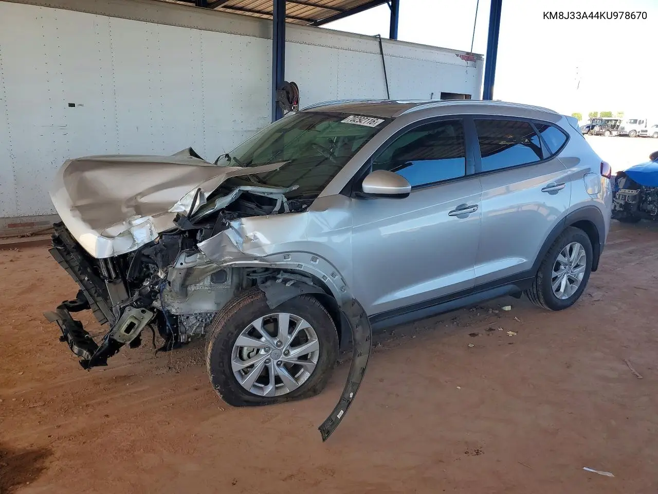 HYUNDAI TUCSON 2019, VIN KM8J33A44KU978670