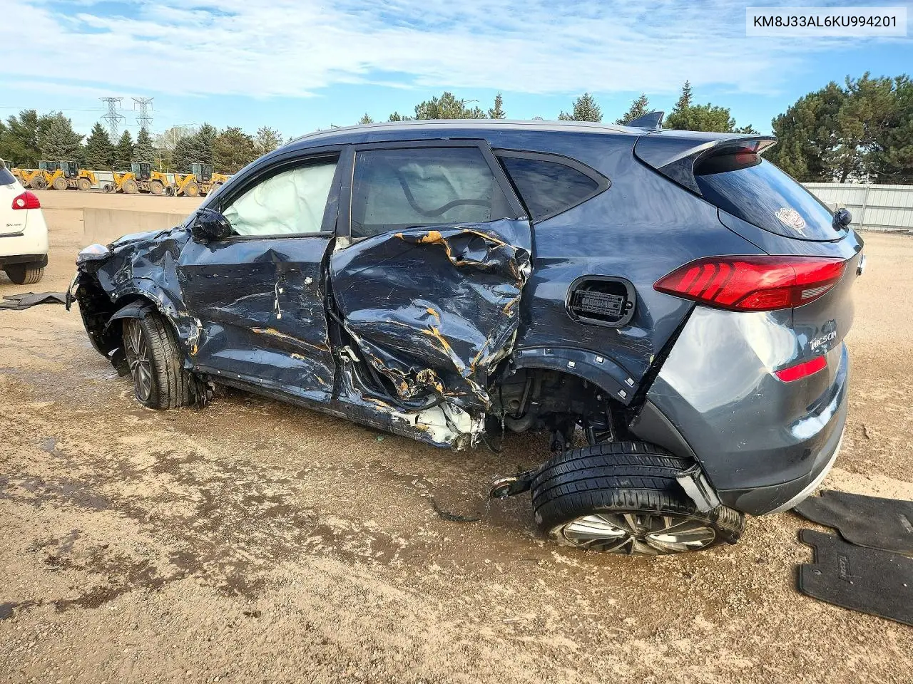 2019 HYUNDAI TUCSON VIN KM8J33AL6KU994201 — фото 2