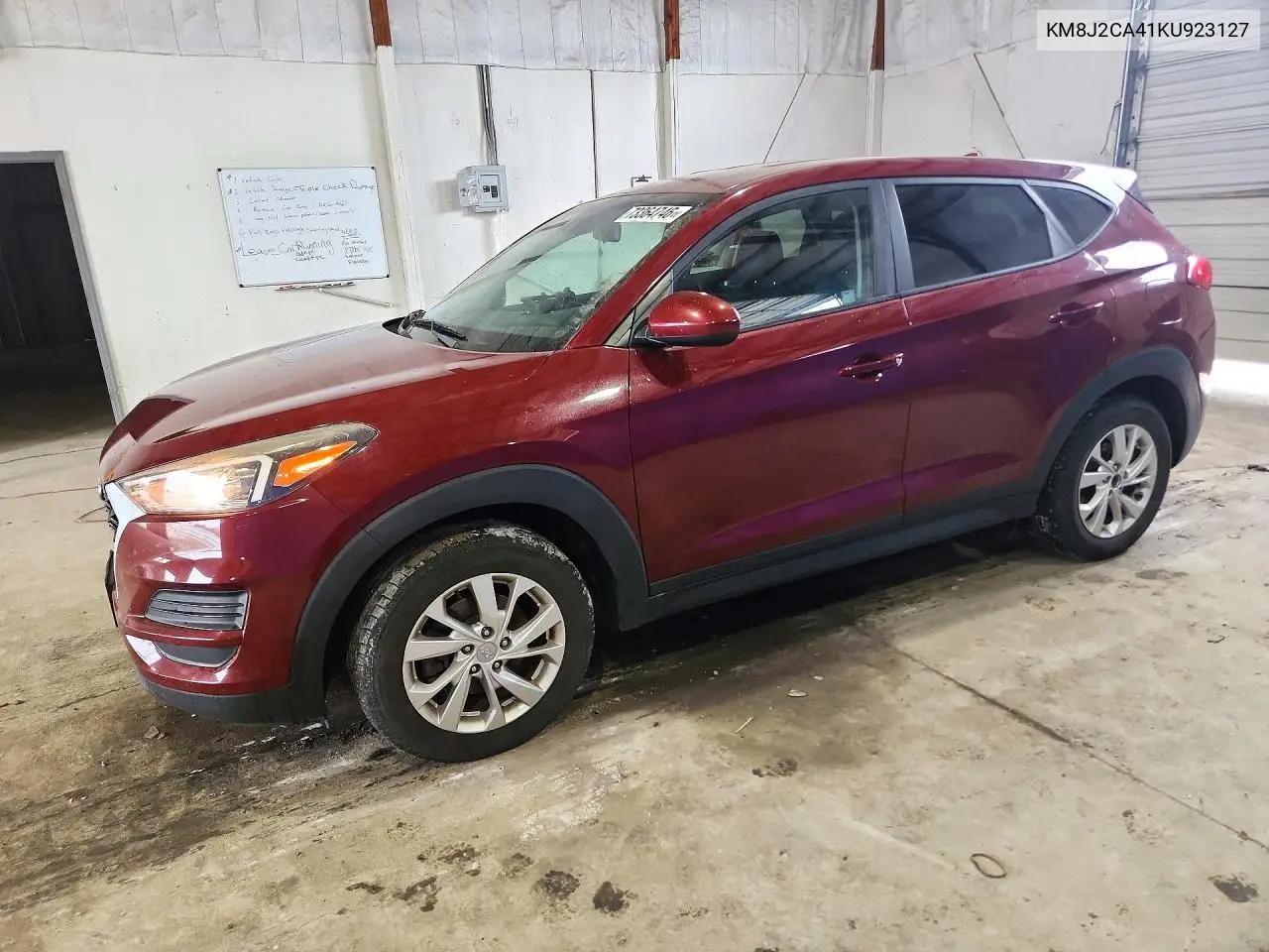 HYUNDAI TUCSON 2019, VIN KM8J2CA41KU923127