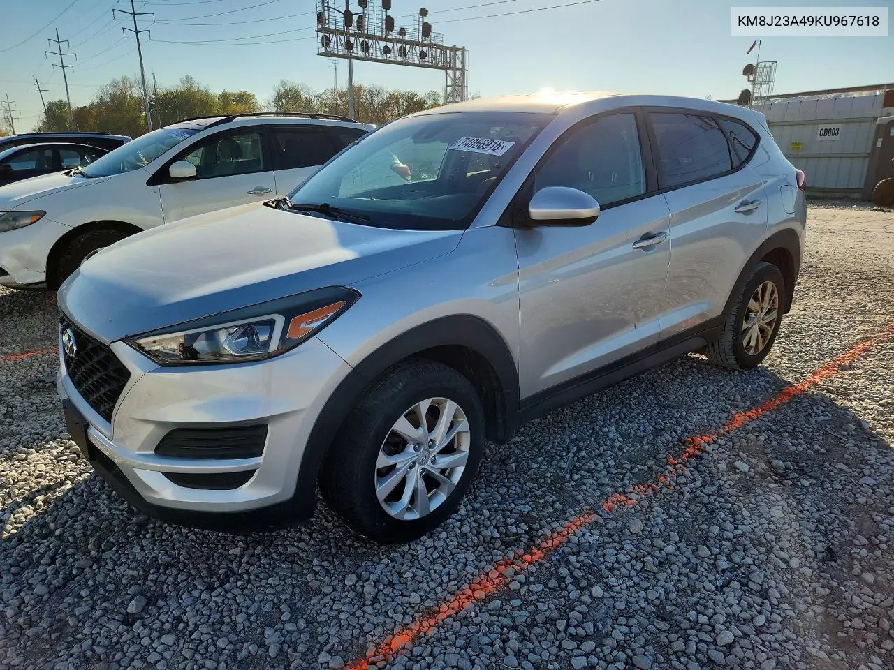 HYUNDAI TUCSON 2019, VIN KM8J23A49KU967618