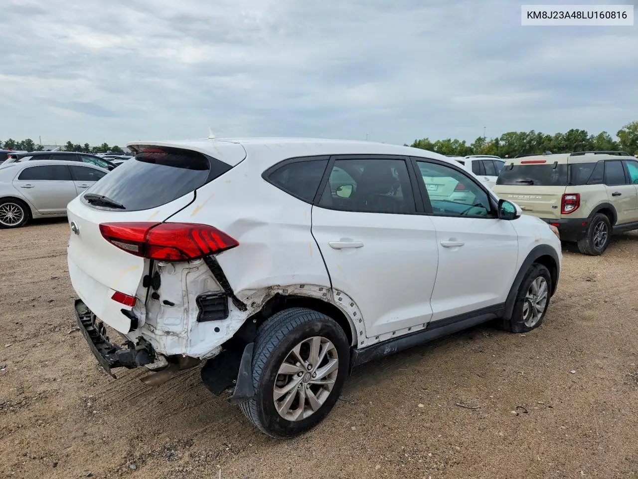 2020 HYUNDAI TUCSON VIN KM8J23A48LU160816 — фото 3