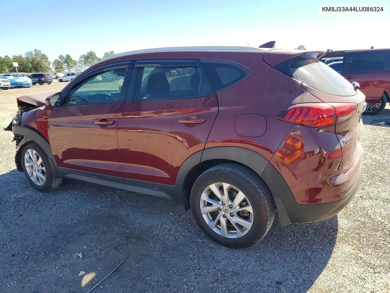 2020 HYUNDAI TUCSON VIN KM8J33A44LU086324 — фото 2