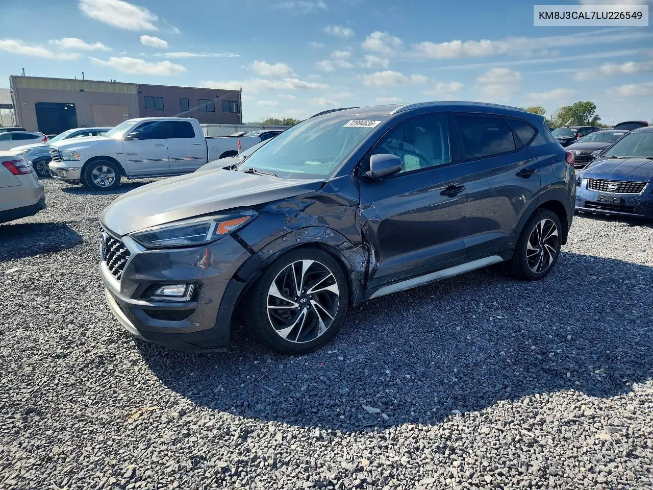 HYUNDAI TUCSON 2020, VIN KM8J3CAL7LU226549
