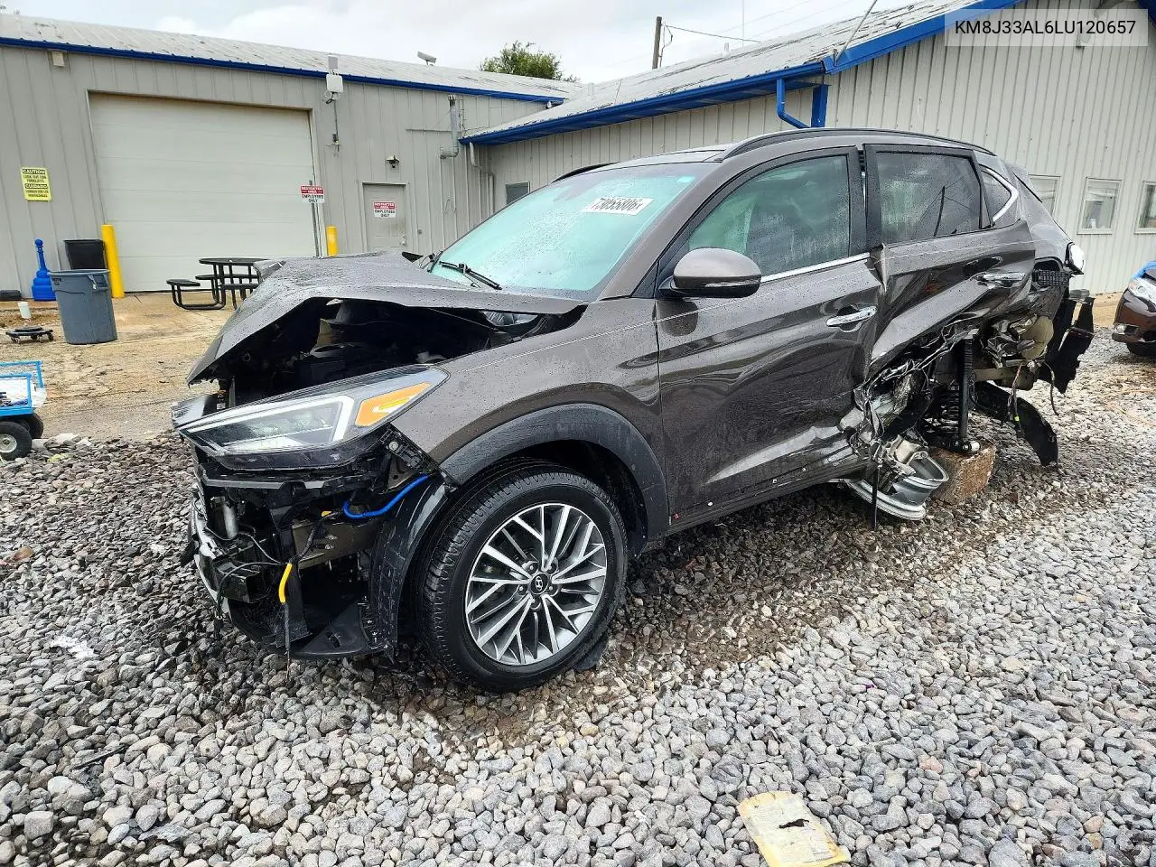 HYUNDAI TUCSON 2020, VIN KM8J33AL6LU120657
