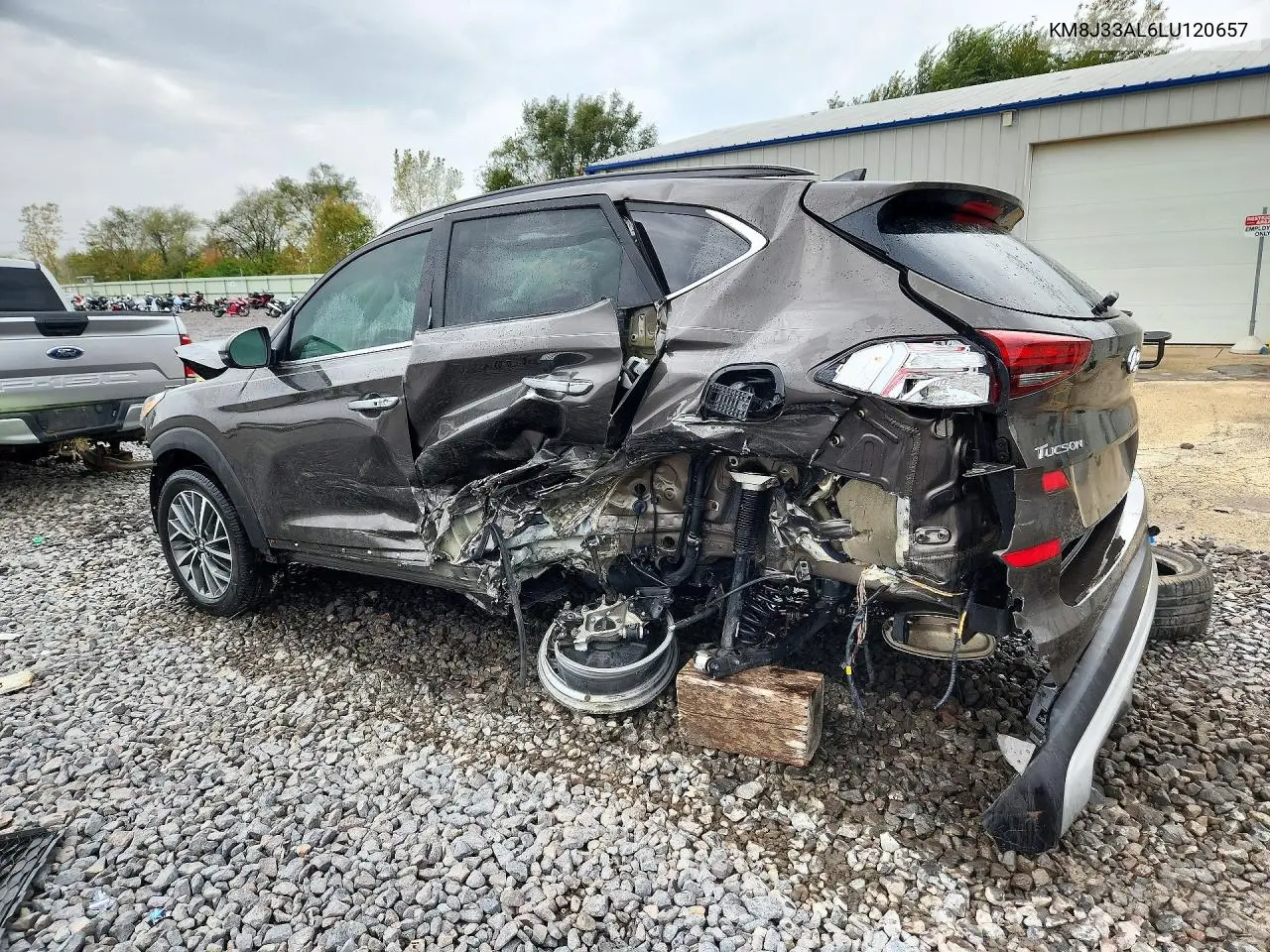 2020 HYUNDAI TUCSON VIN KM8J33AL6LU120657 — фото 2