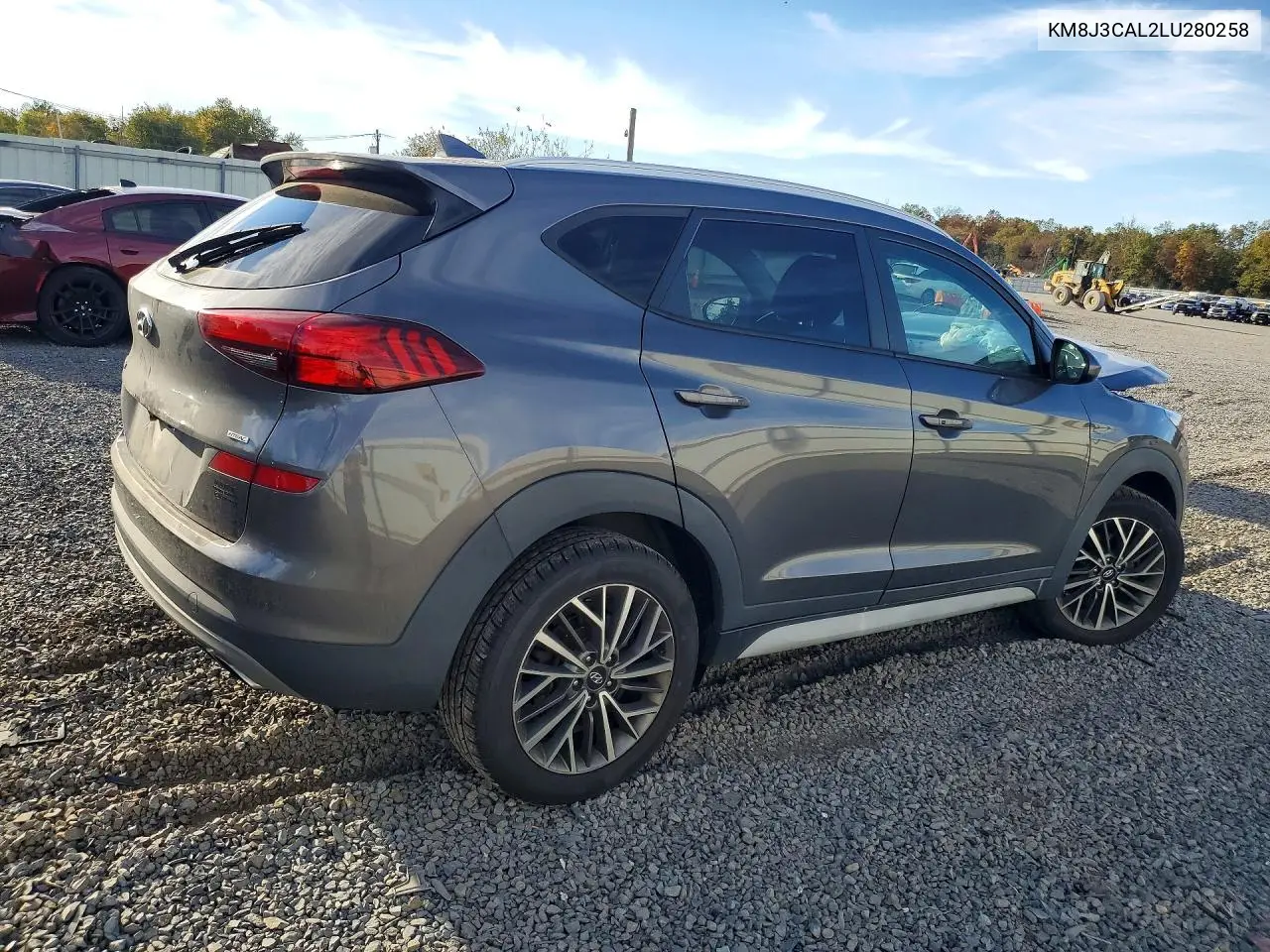 2020 HYUNDAI TUCSON VIN KM8J3CAL2LU280258 — фото 3