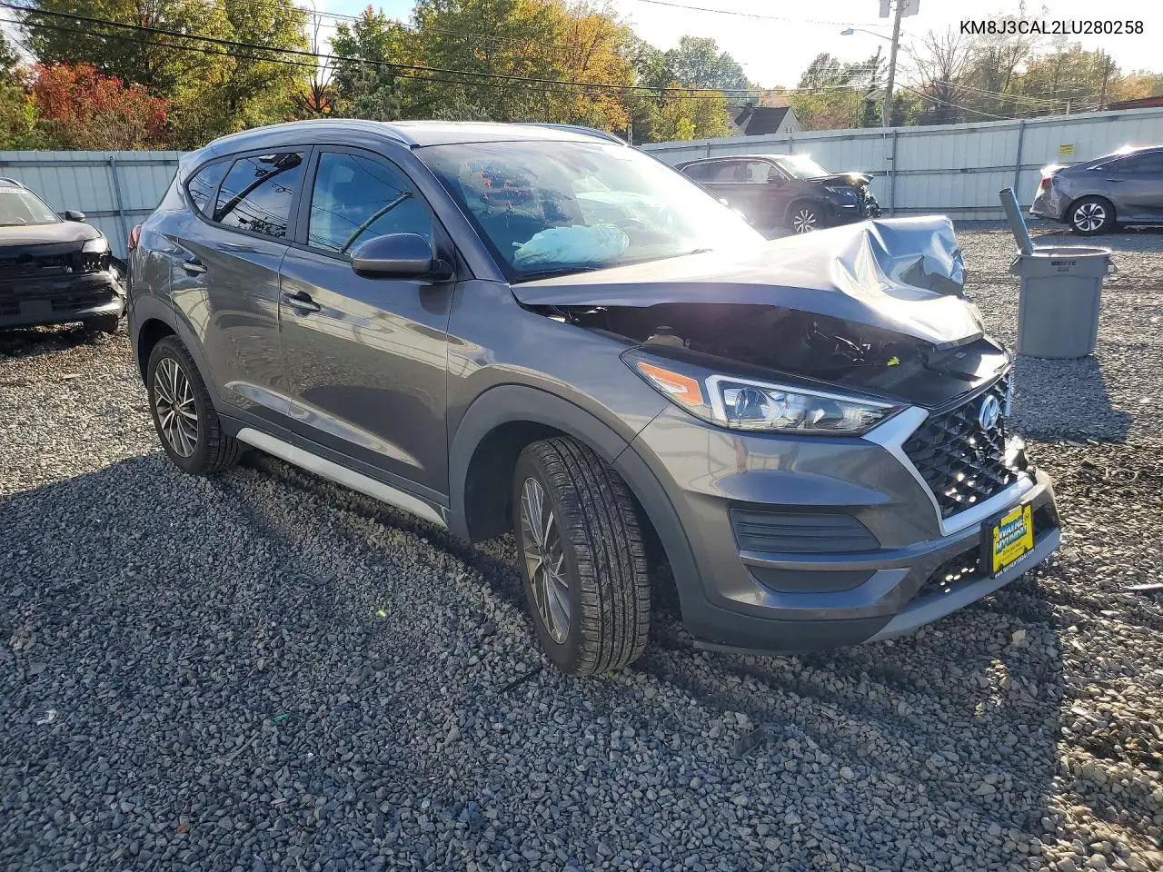 2020 HYUNDAI TUCSON VIN KM8J3CAL2LU280258 — фото 4