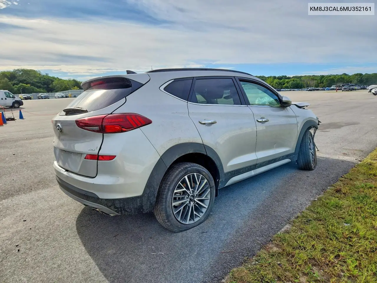 2021 HYUNDAI TUCSON VIN KM8J3CAL6MU352161 — фото 3