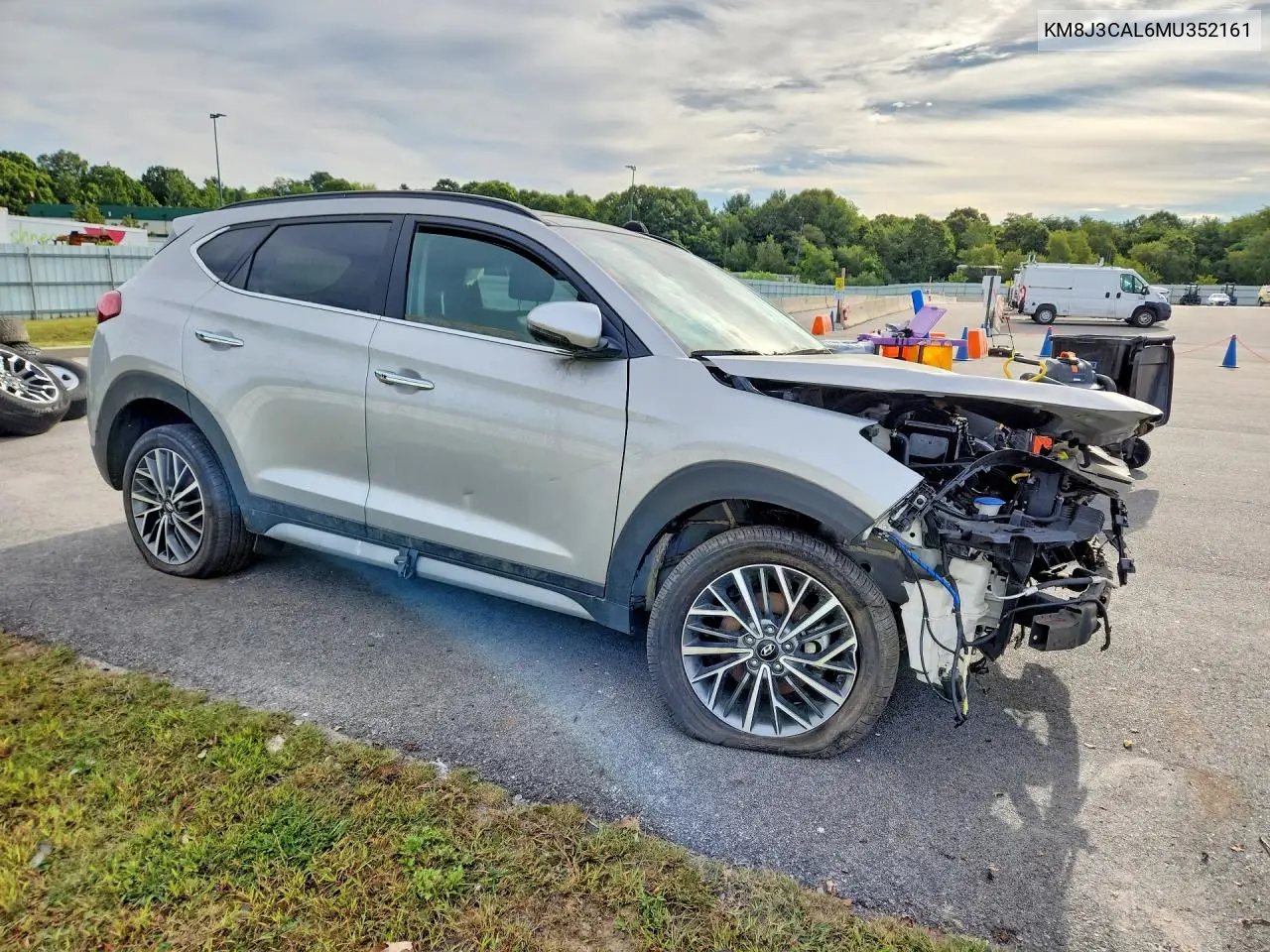 2021 HYUNDAI TUCSON VIN KM8J3CAL6MU352161 — фото 4