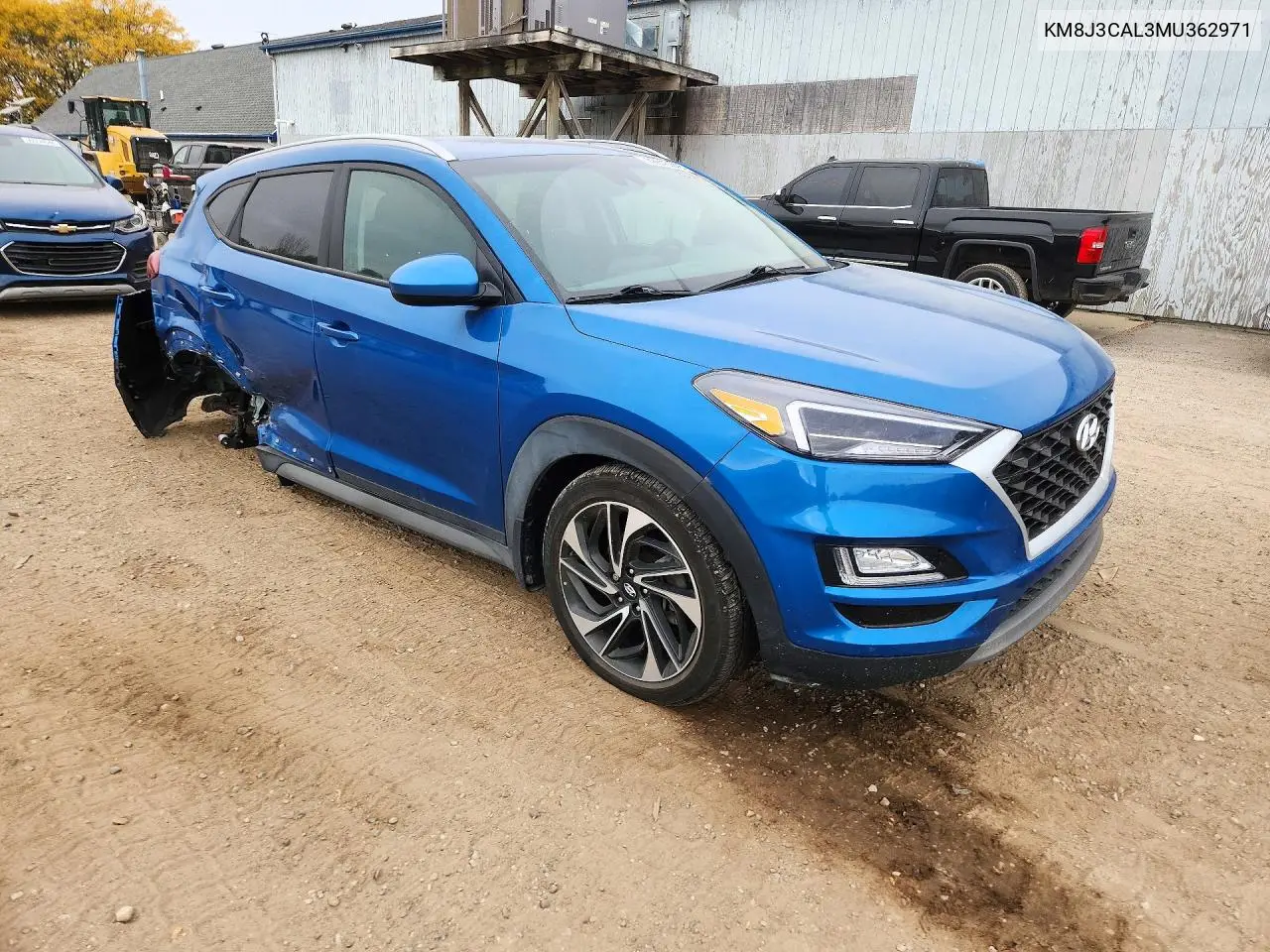2021 HYUNDAI TUCSON VIN KM8J3CAL3MU362971 — фото 4