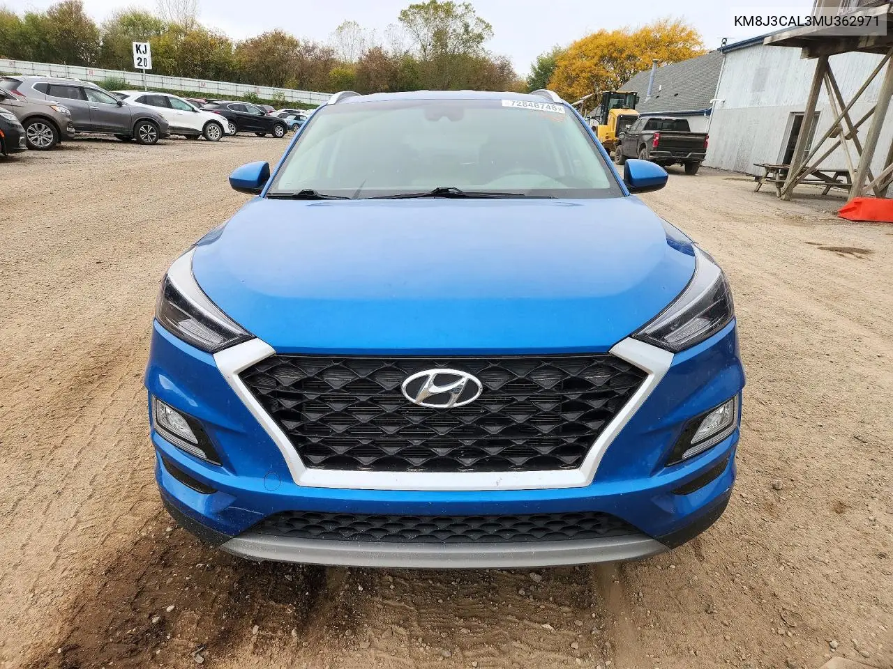 2021 HYUNDAI TUCSON VIN KM8J3CAL3MU362971 — фото 5