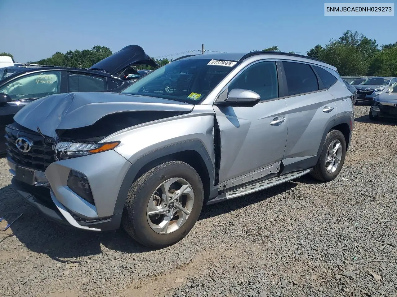 HYUNDAI TUCSON 2022, VIN 5NMJBCAE0NH029273