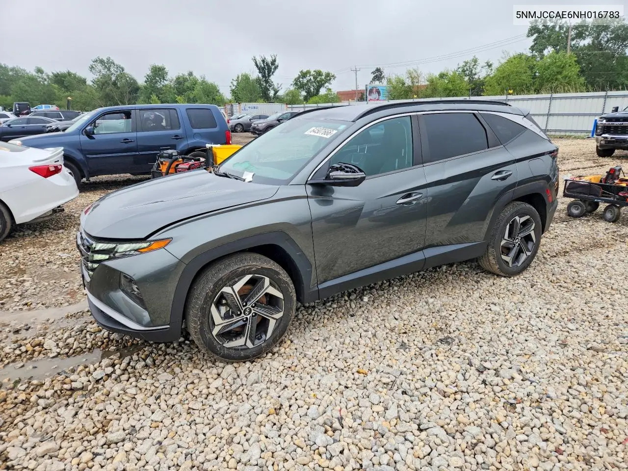 HYUNDAI TUCSON 2022, VIN 5NMJCCAE6NH016783