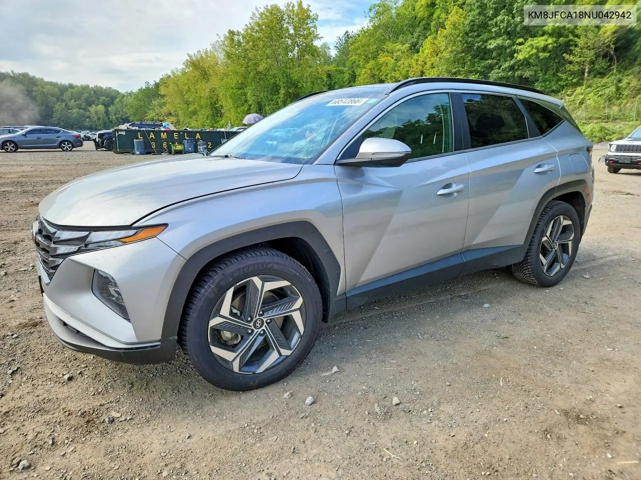 HYUNDAI TUCSON 2022, VIN KM8JFCA18NU042942