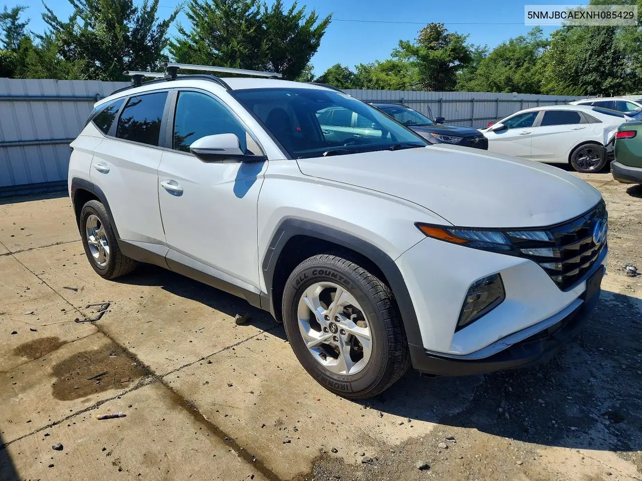 2022 HYUNDAI TUCSON VIN 5NMJBCAEXNH085429 — фото 4
