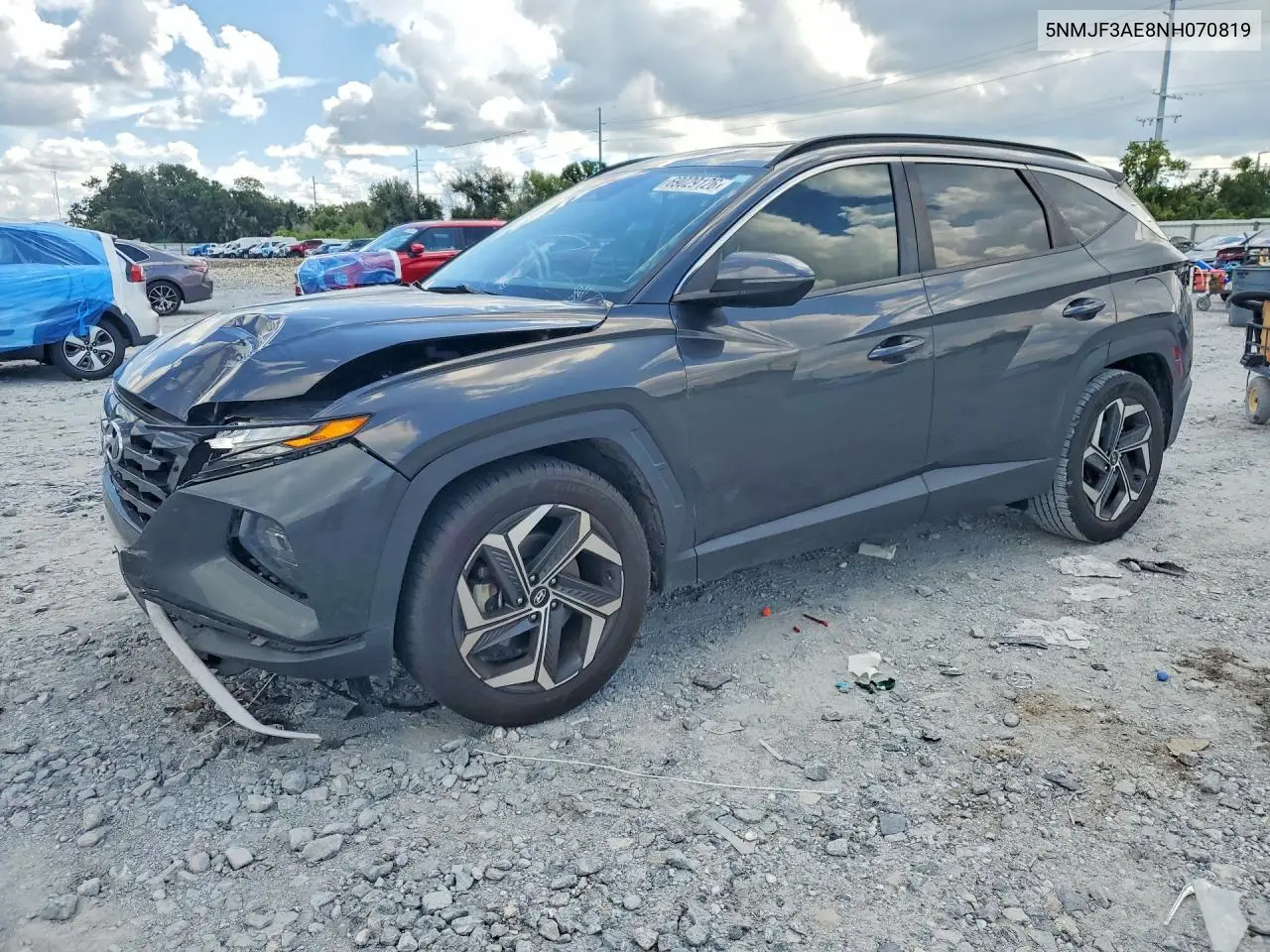 HYUNDAI TUCSON 2022, VIN 5NMJF3AE8NH070819