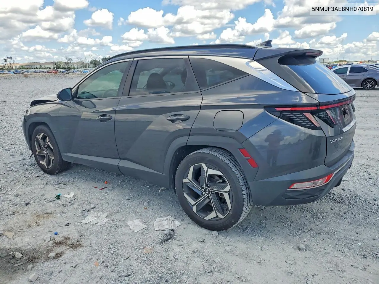 2022 HYUNDAI TUCSON VIN 5NMJF3AE8NH070819 — фото 2