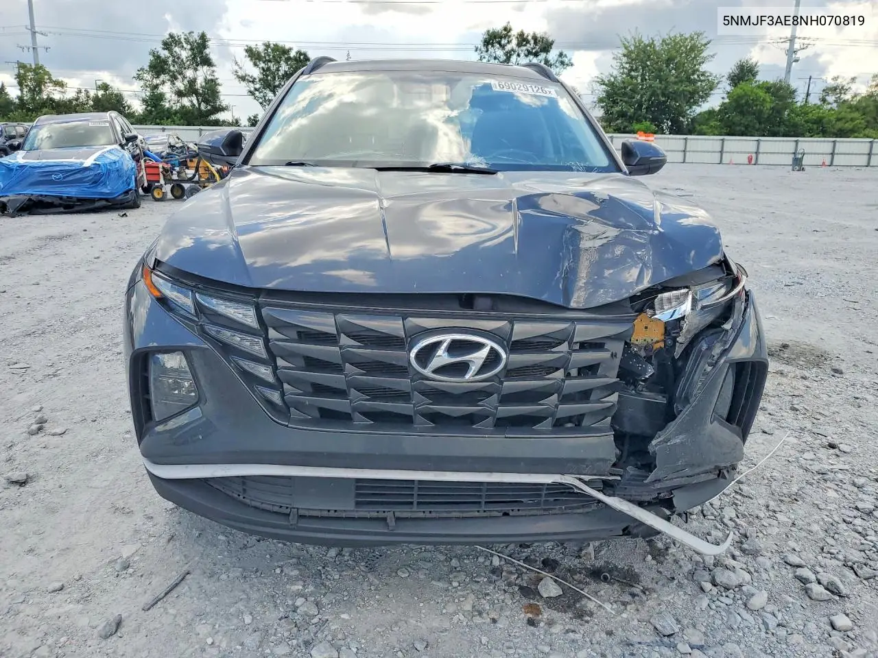 2022 HYUNDAI TUCSON VIN 5NMJF3AE8NH070819 — фото 5